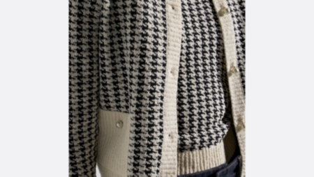 Christian Dior ハウンドトゥースニットカーディガン VP_354W05AM324X9330_E14?wid=450
