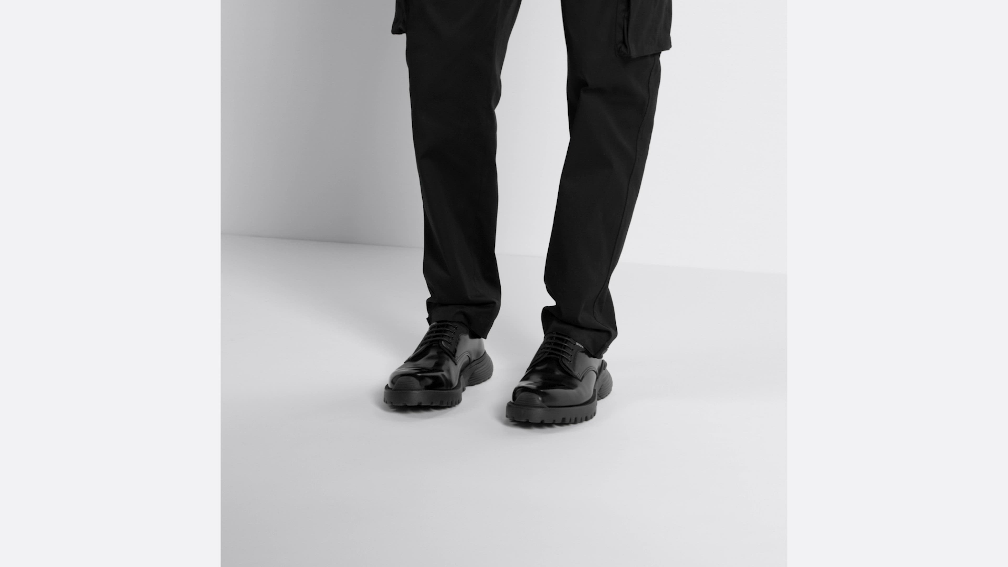 DIOR | Dior Combat ダービーシューズ ポリッシュド カーフスキン