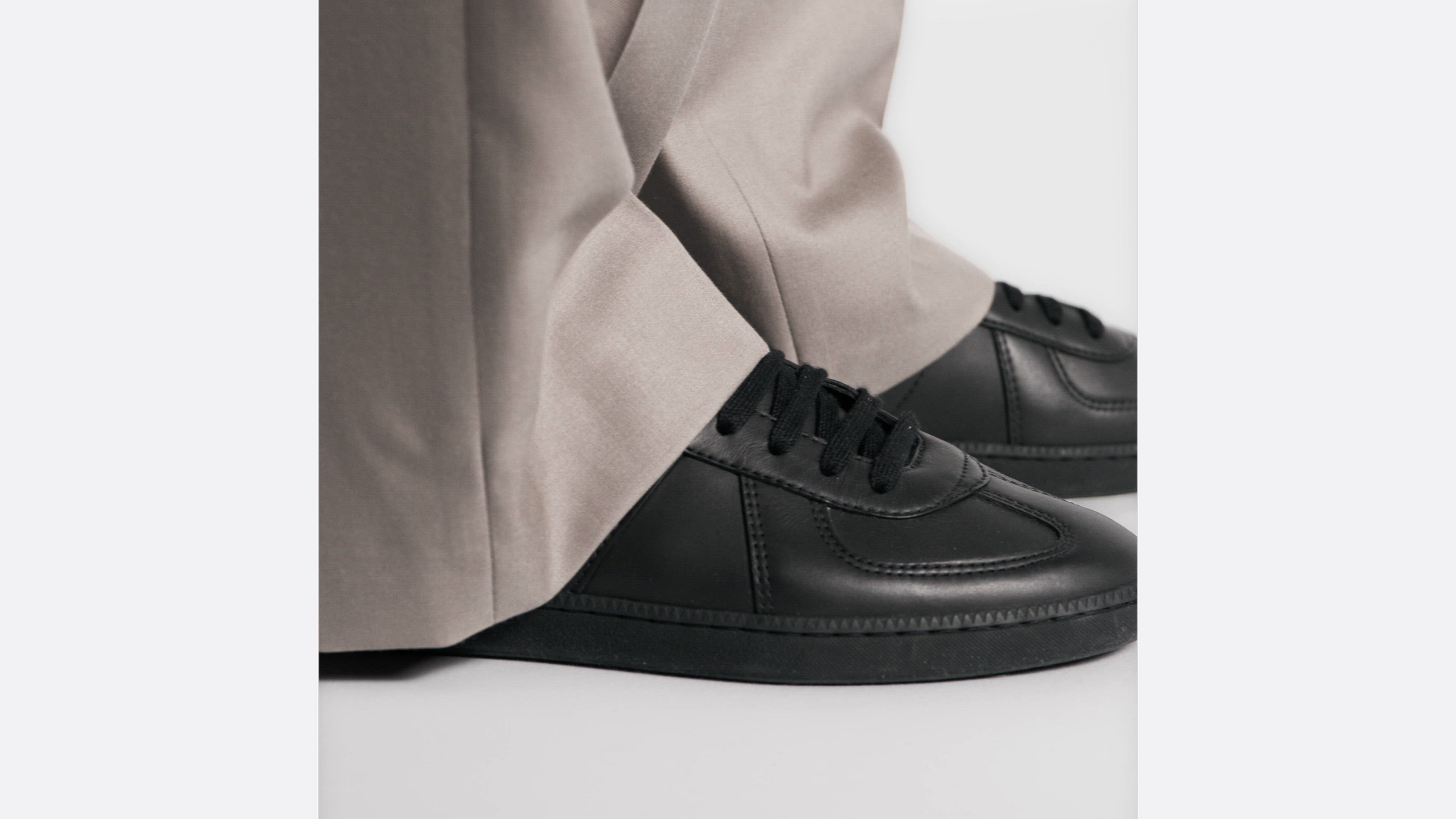 B01 Matchpoint Sneaker Black Smooth Calfskin | DIOR