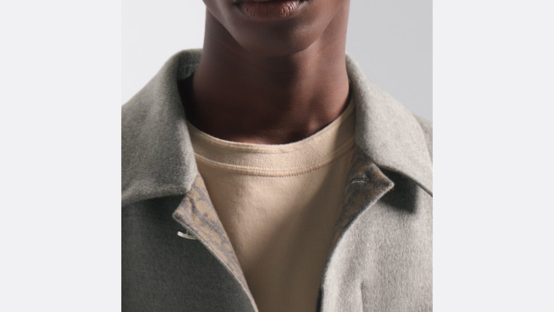 Dior Icons Workwear Jacket Gray Double-Sided Virgin Wool, Cashmere