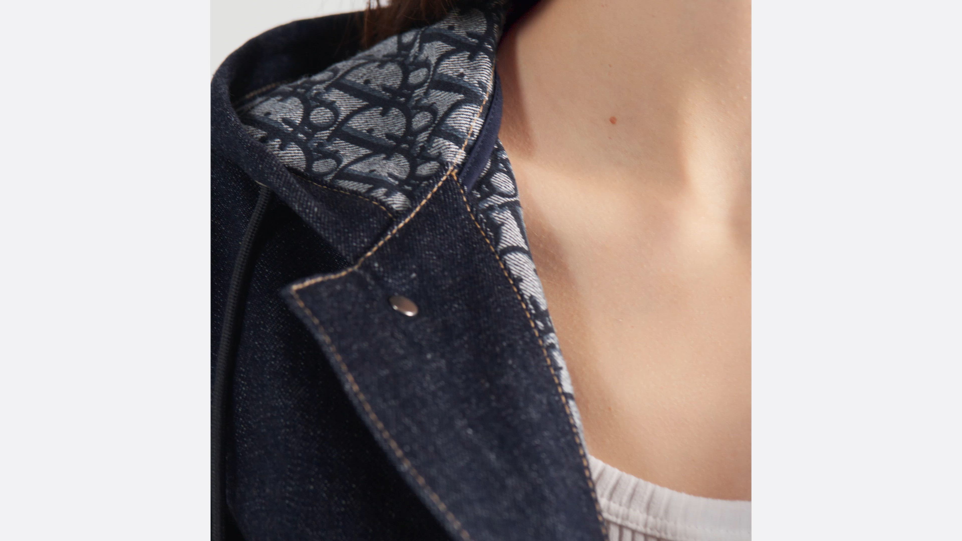 DIOR | オーバーサイズ ジャケット ディオール オブリーク コットンデニム