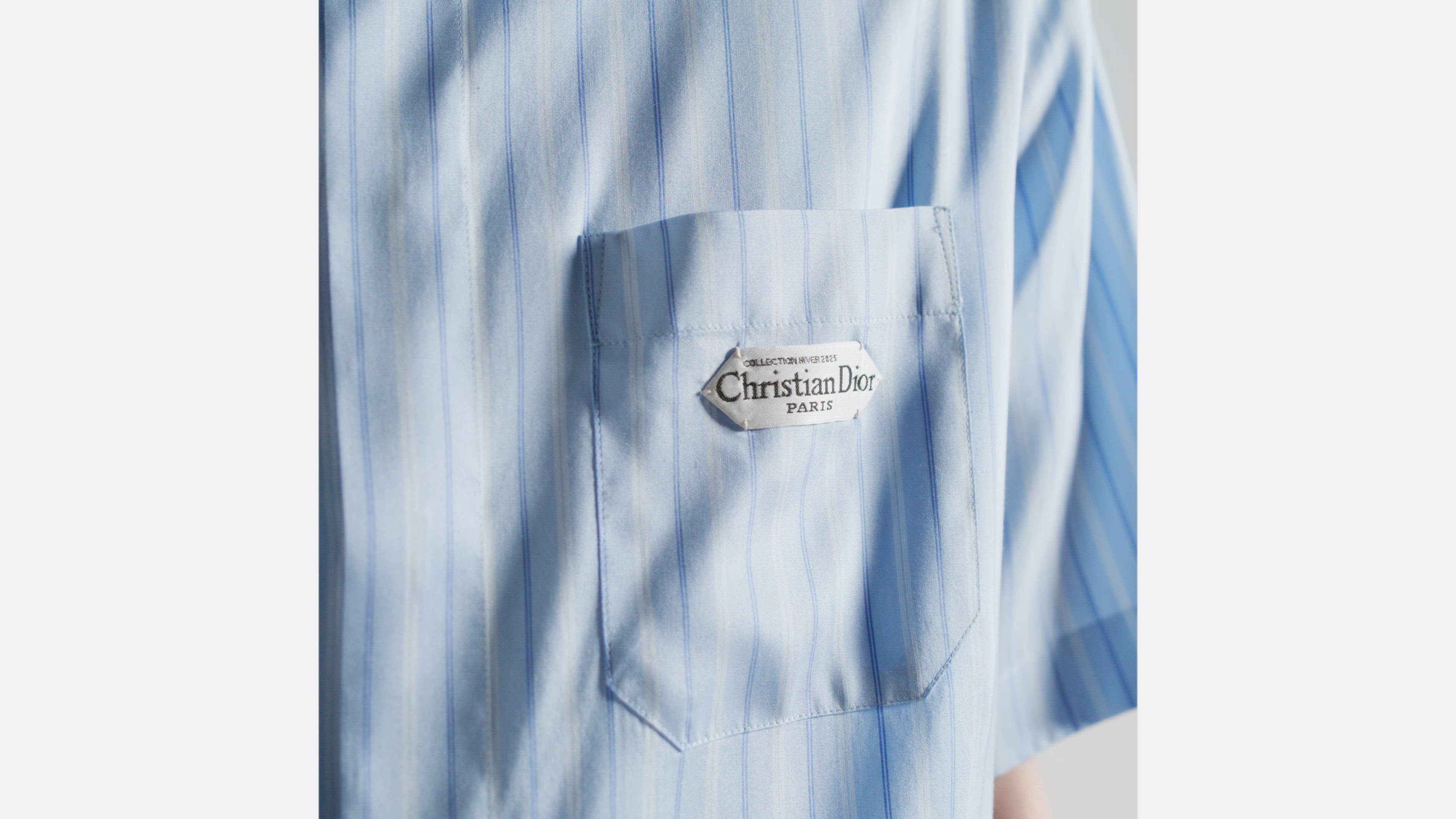 DIOR | Christian Dior Paris ショートスリーブ シャツ シルクポプリン