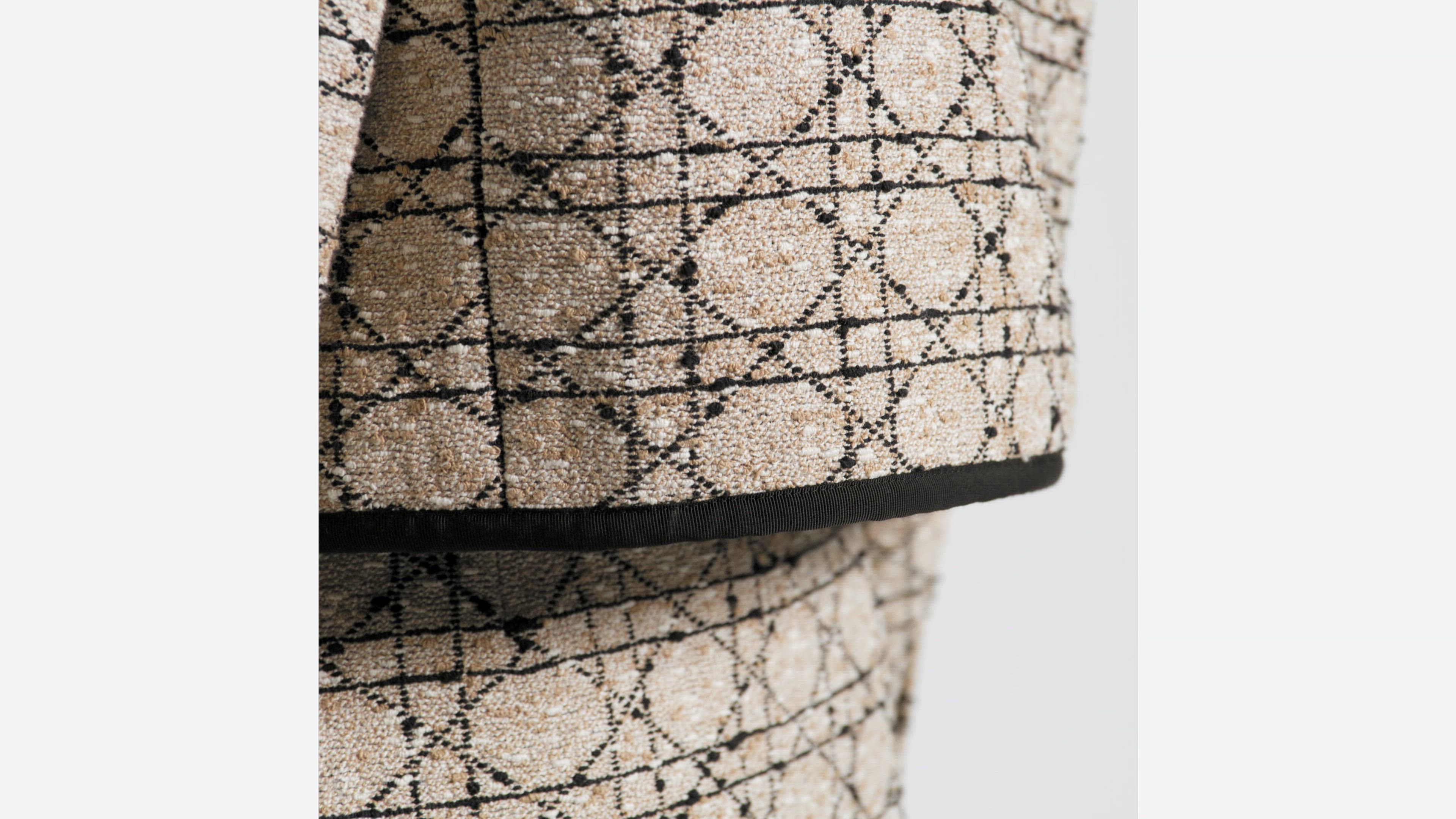 DIOR | クロップド ジャケット カナージュ コットンブレンド ツイード