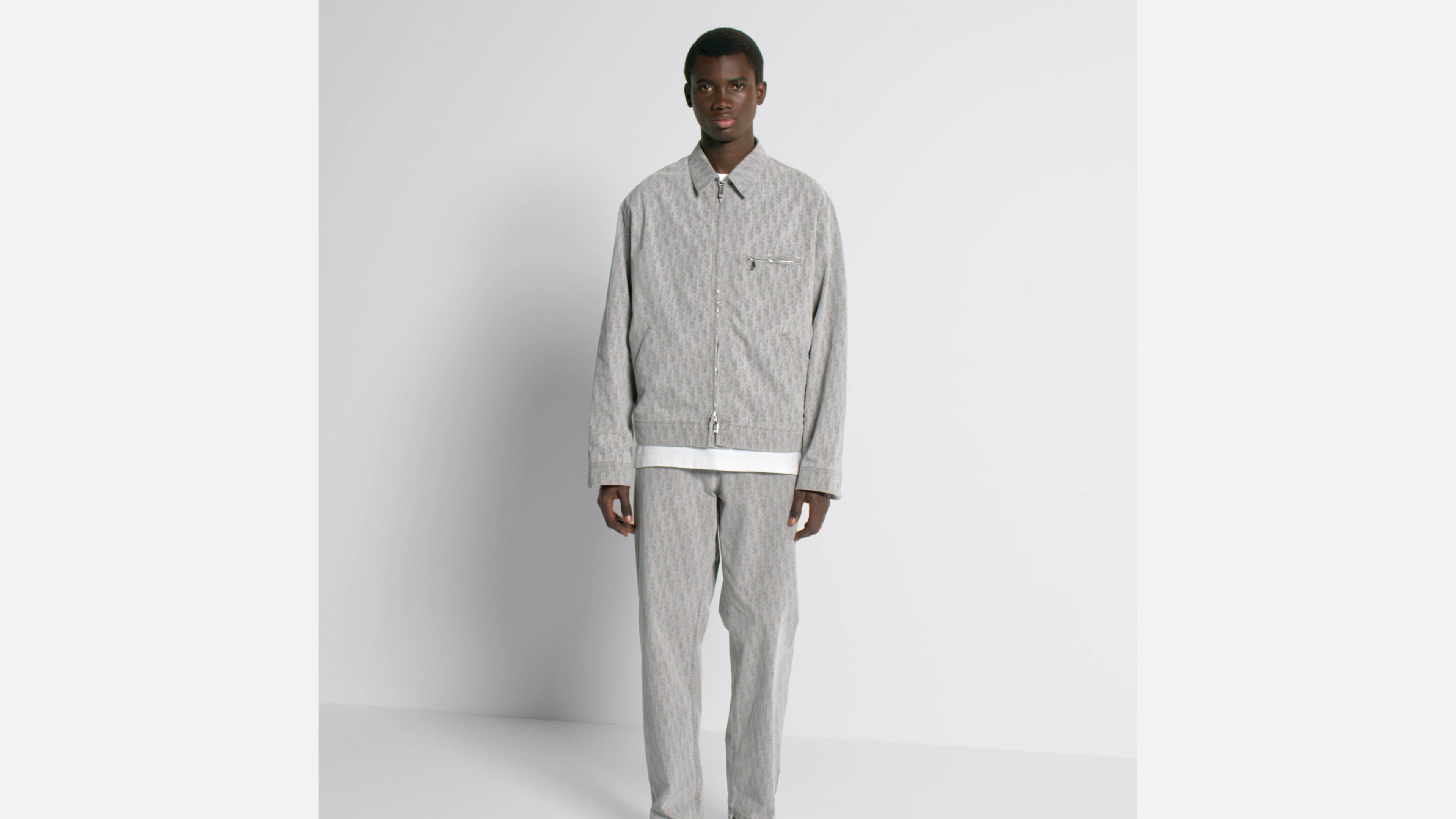 Christian Dior スタジャン Mサイズ グレー EXO着用モデル Christian Dior スタジャン Mサイズ グレー EXO着用モデル Christian