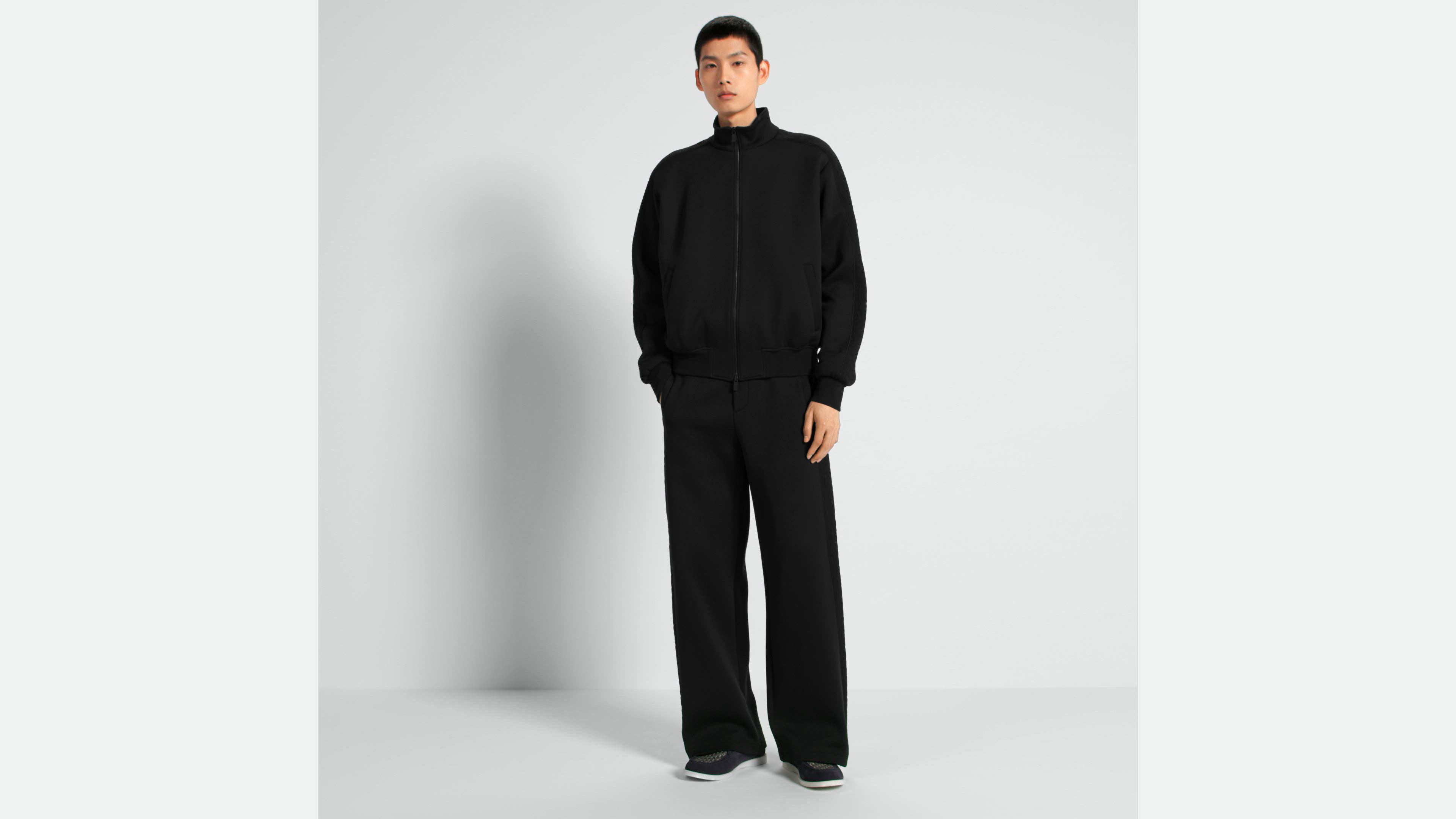 Dior Oblique Track Pants Black Cotton-Blend Jersey | DIOR