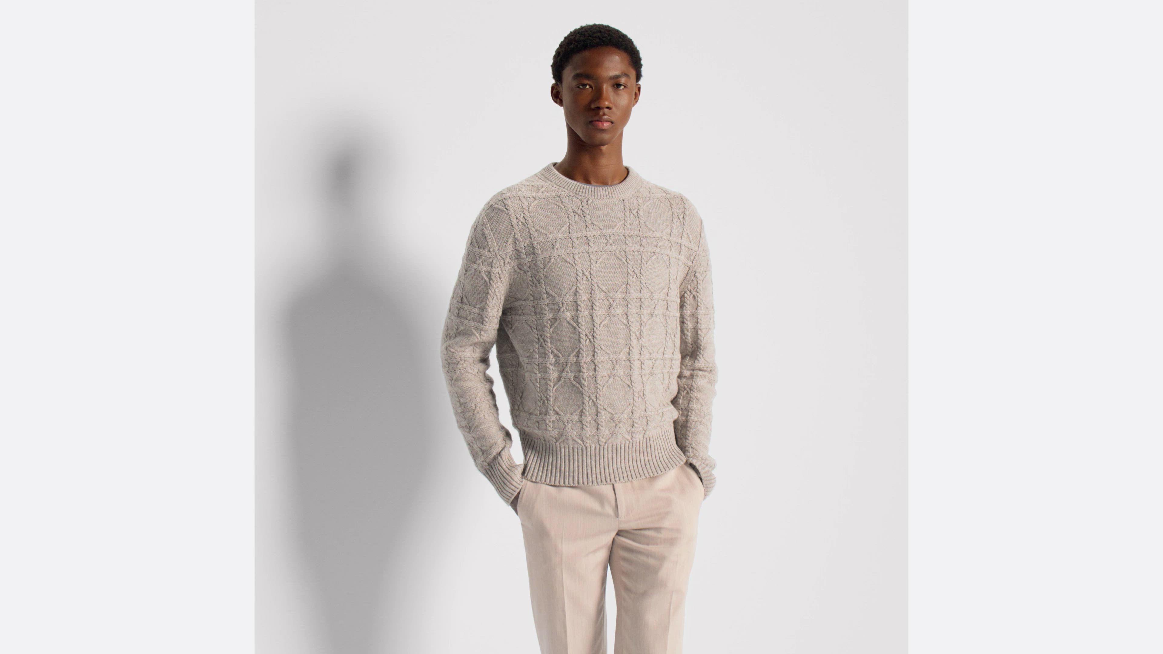 DIOR | Dior Icons セーター カナージュ リネン & カシミヤ ケーブルニット