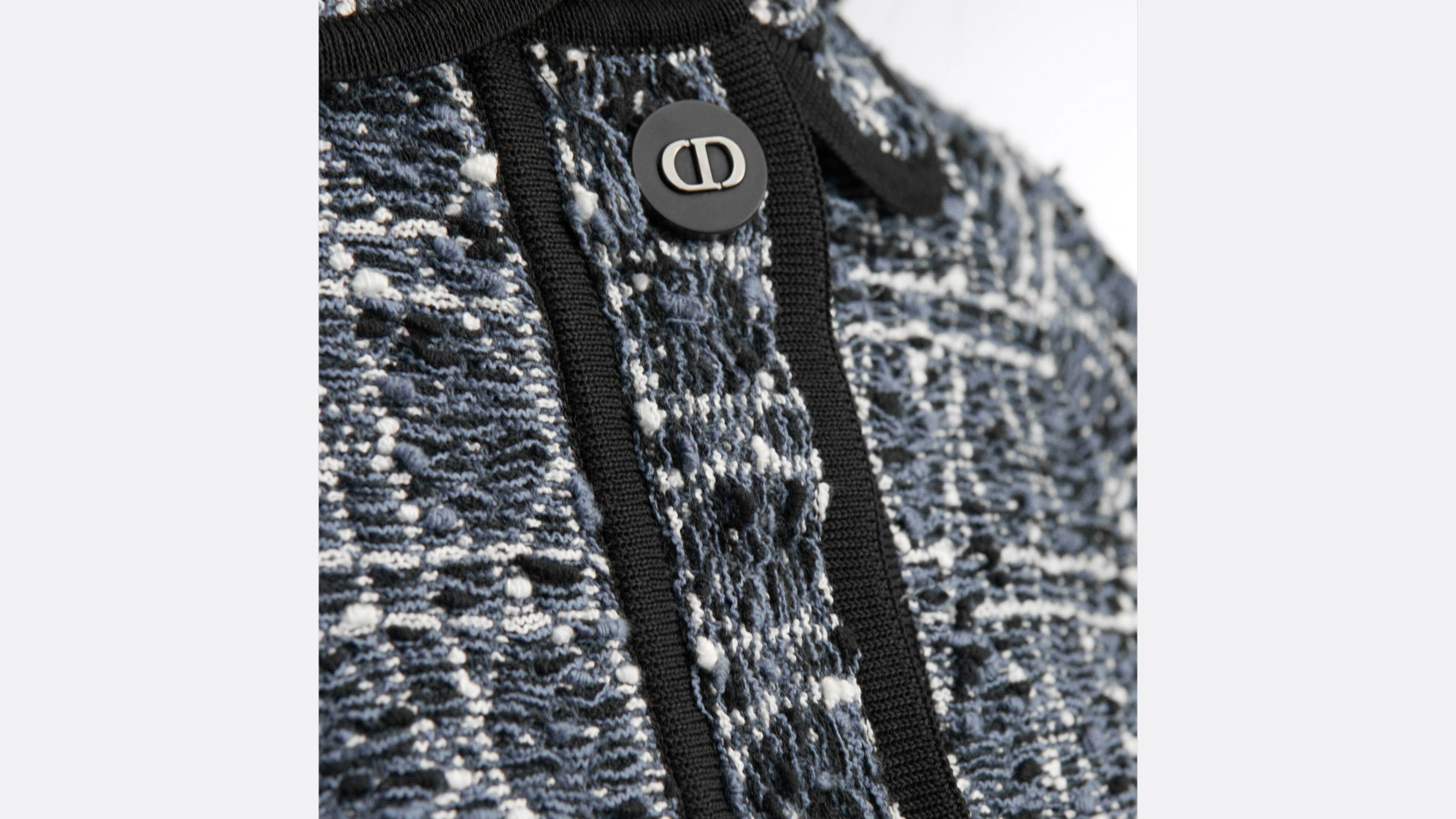 DIOR | ショートスリーブ ジャケット カナージュ コットンブレンド