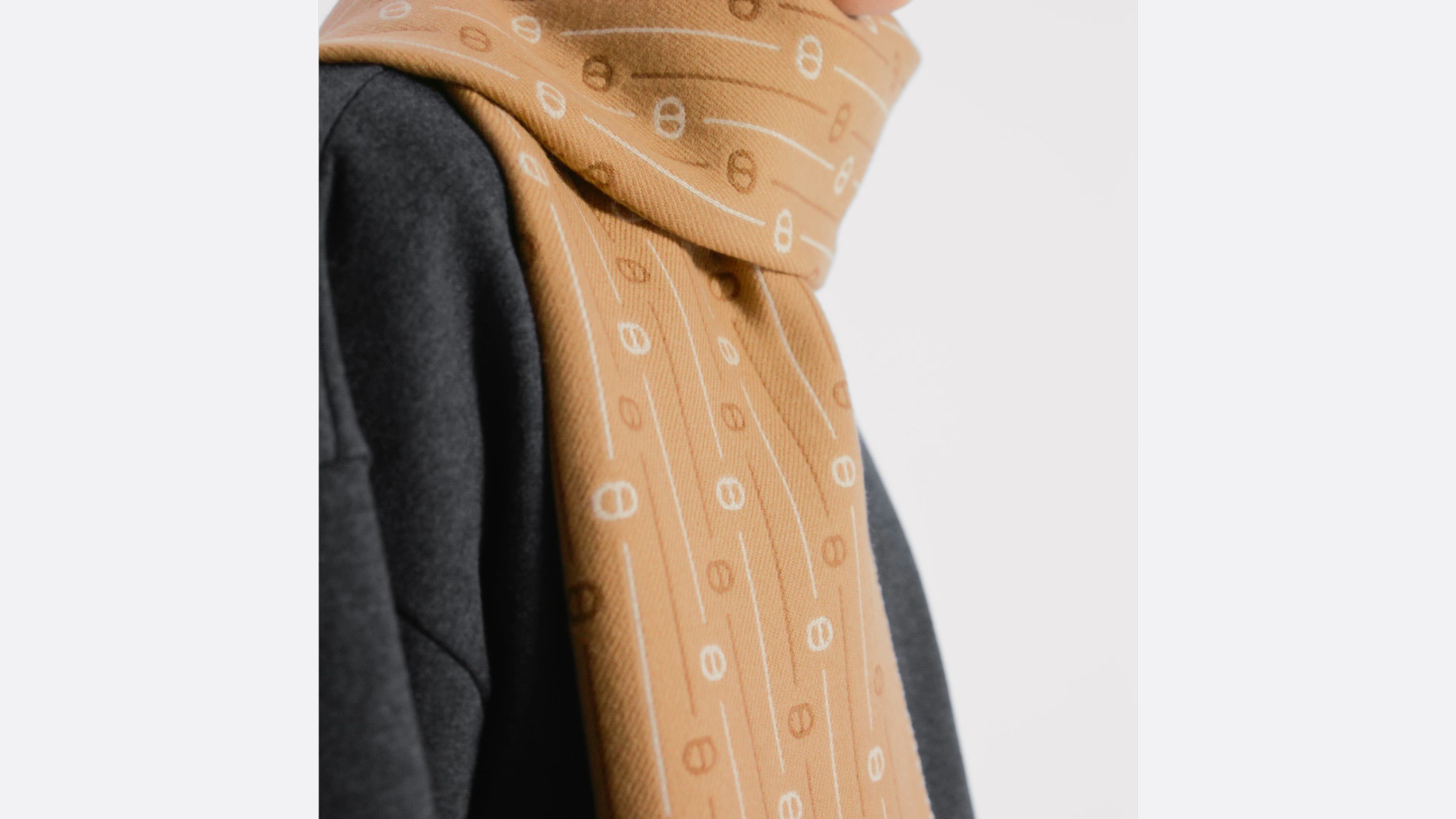 美品 Dior マフラー モノグラム ウール ベージュ 男女兼用 ユニセックス 美品 Dior マフラー モノグラム ウール ベージュ 男女兼用 ユニセックス