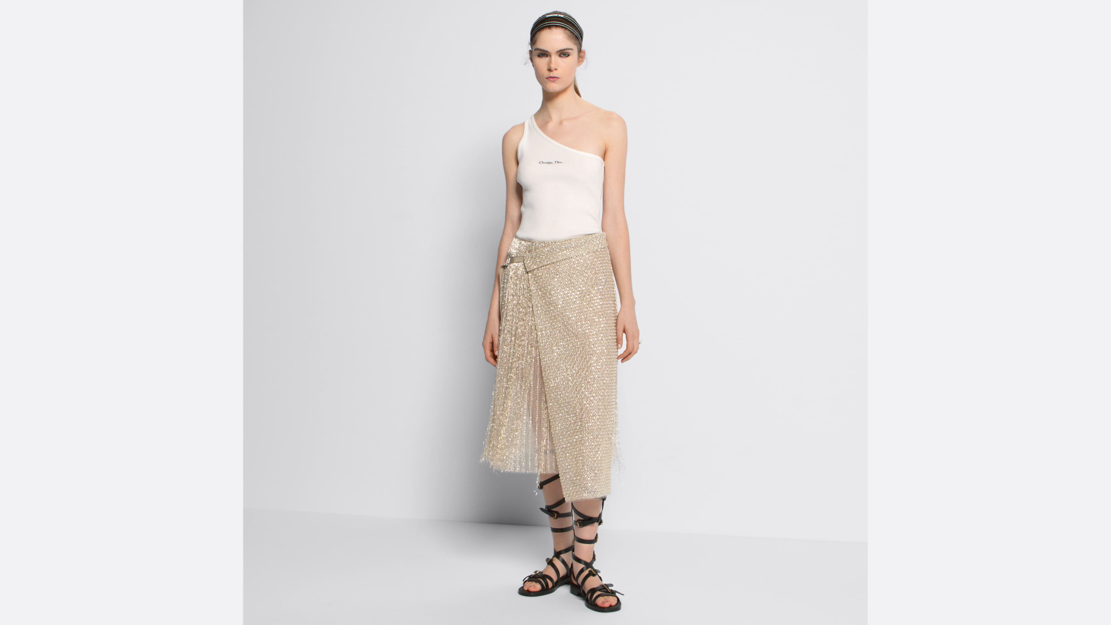 クリスチャンディオール 国内ブティック購入 アシンメトリー タンク