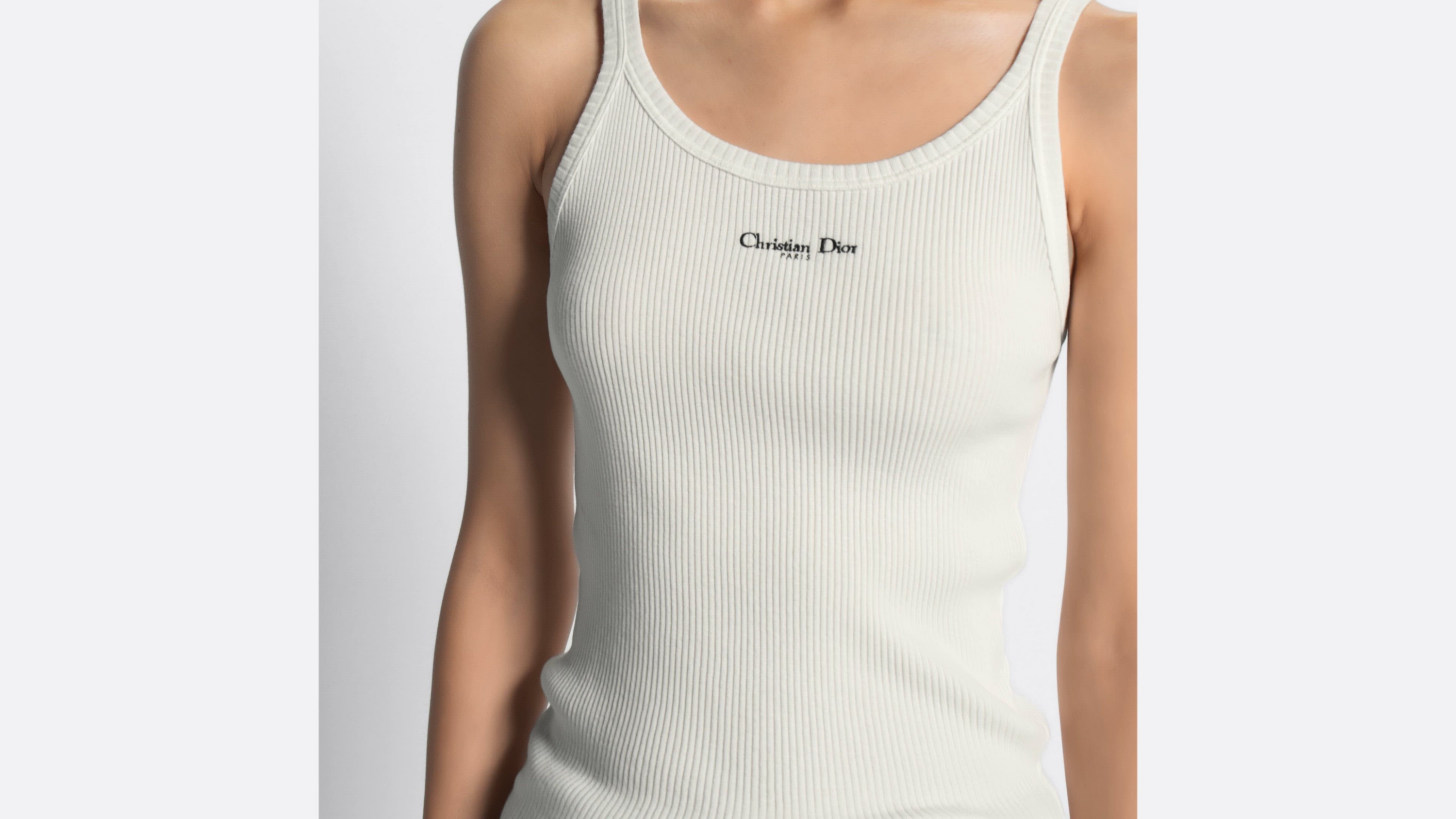 Christian Dior　タンクトップ DIOR | タンクトップ コットンジャージー