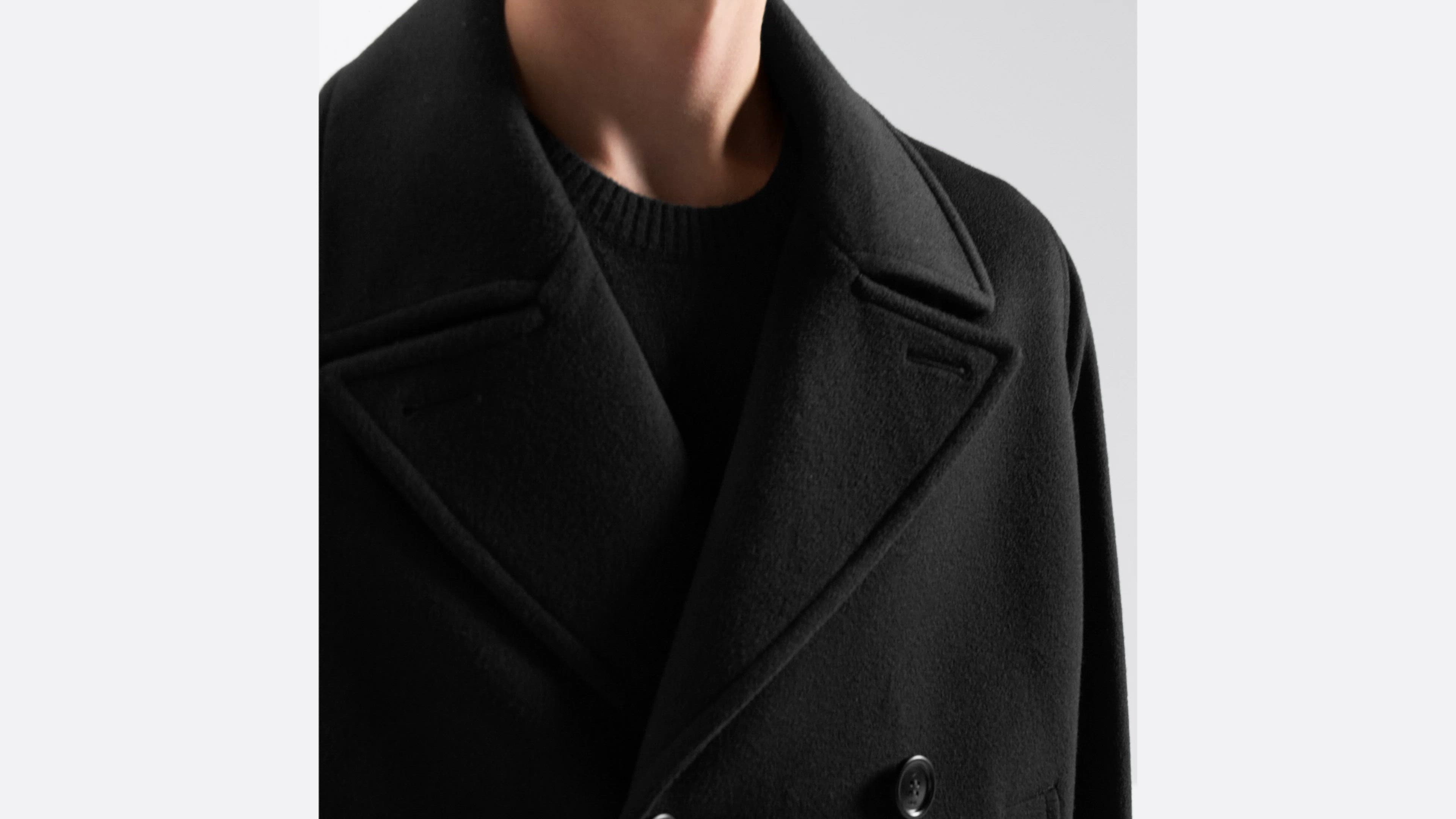 DIOR | ピーコート カシミヤクロス