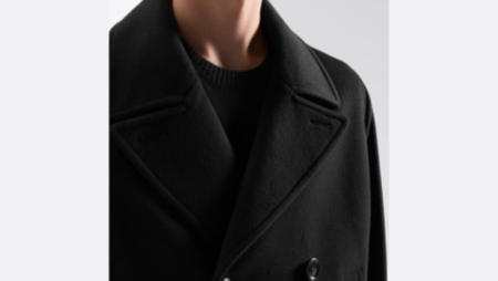 DIOR | ピーコート カシミヤクロス