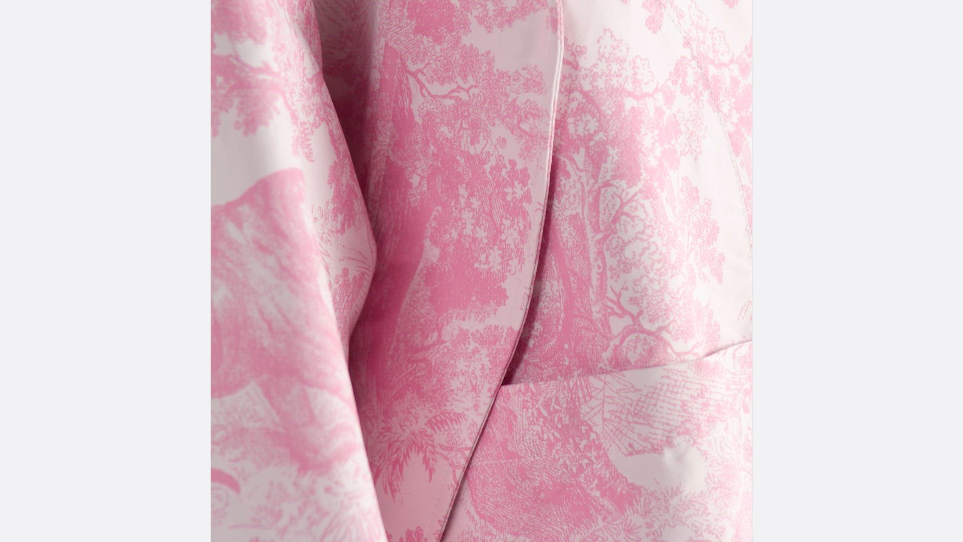 Dioriviera Jacket White Jacquard Technical Taffeta with Cherry