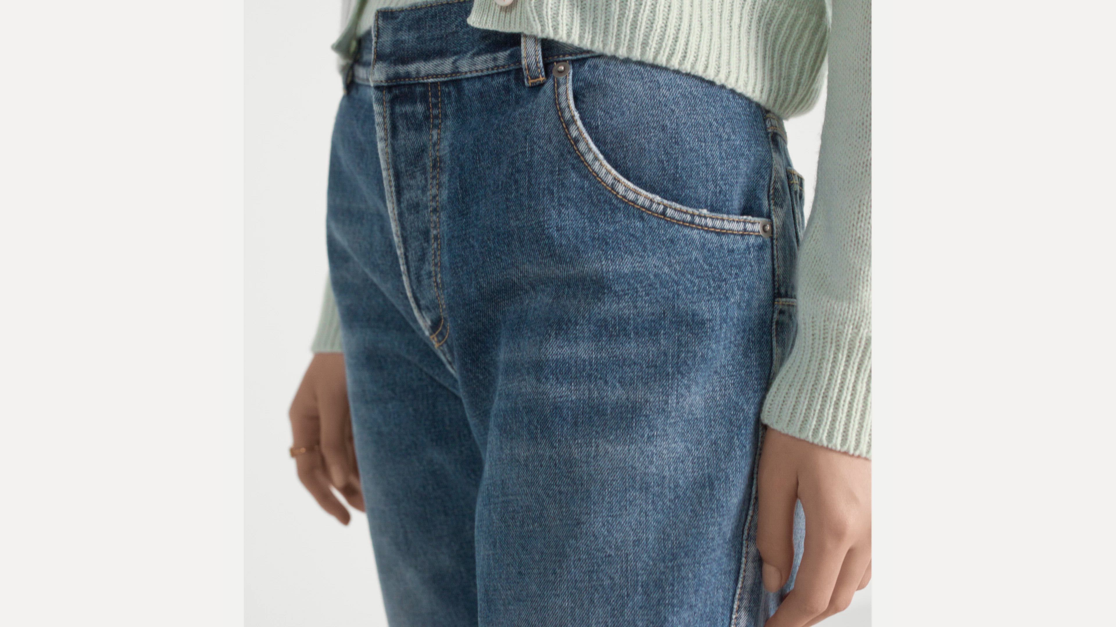 Regular-Fit Jeans Blue Stonewashed Cotton Denim | DIOR