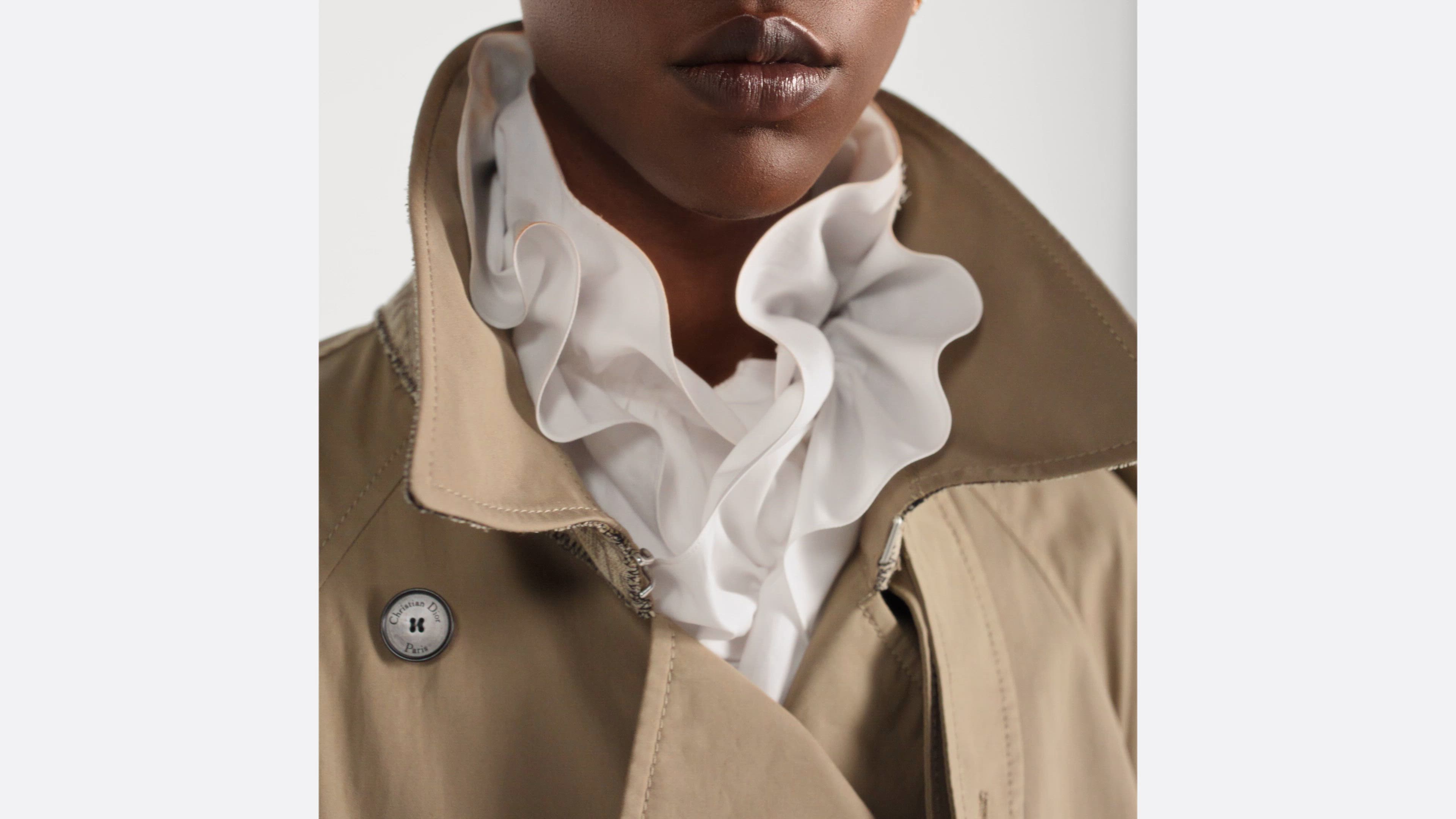 DIOR | トレンチコート コットンギャバジン