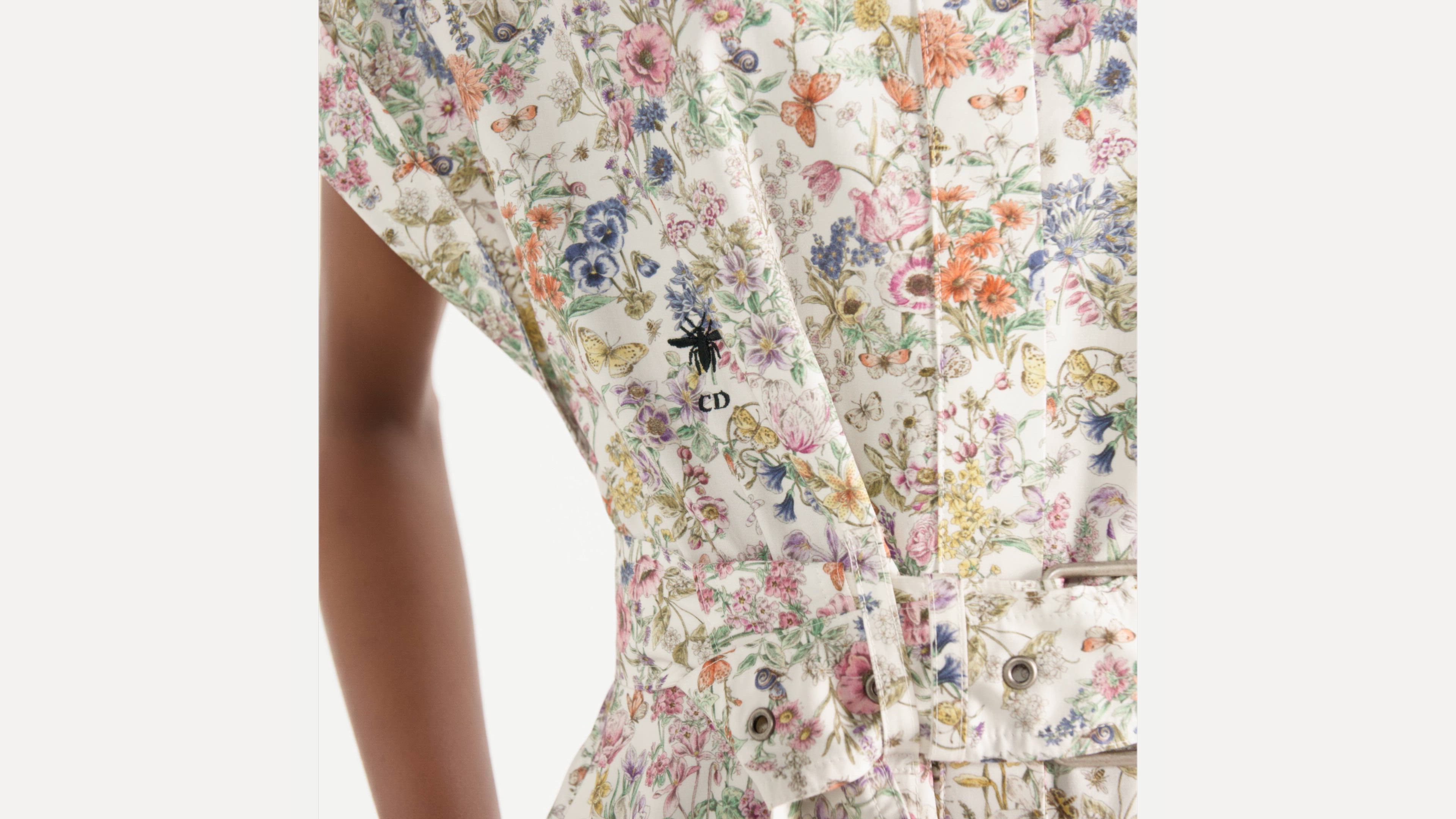 DIOR | ベルト付き ミディ シャツドレス Dior Flowers Calendar