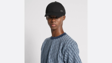 CD Icon Cap Black Cotton | DIOR