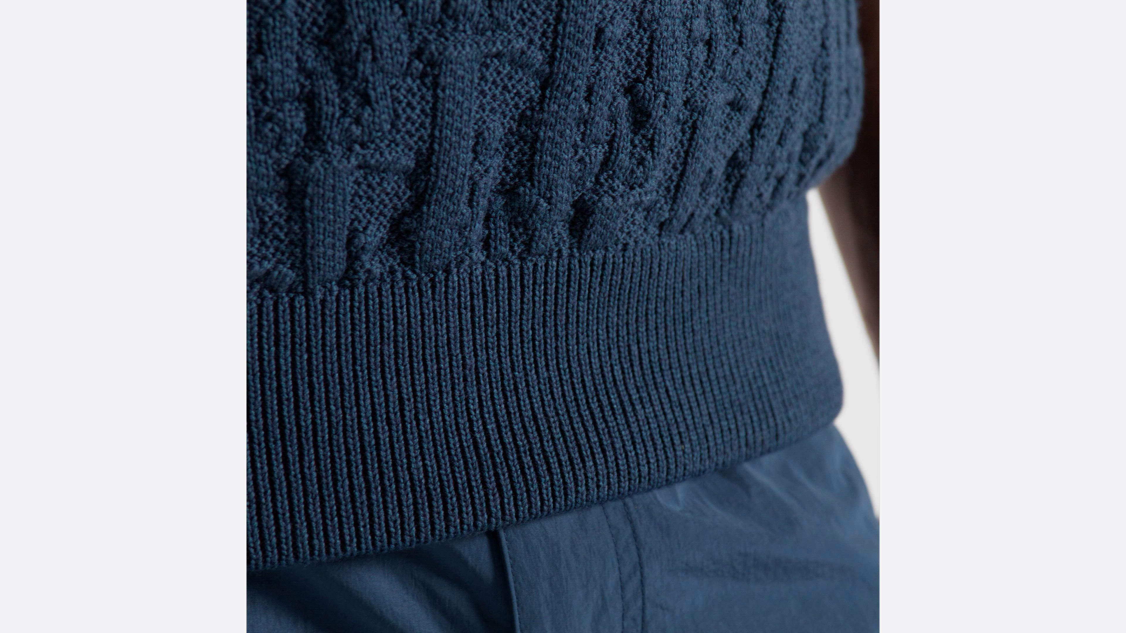 DIOR | セーターベスト ディオール オブリーク コットンブレンド ジャ