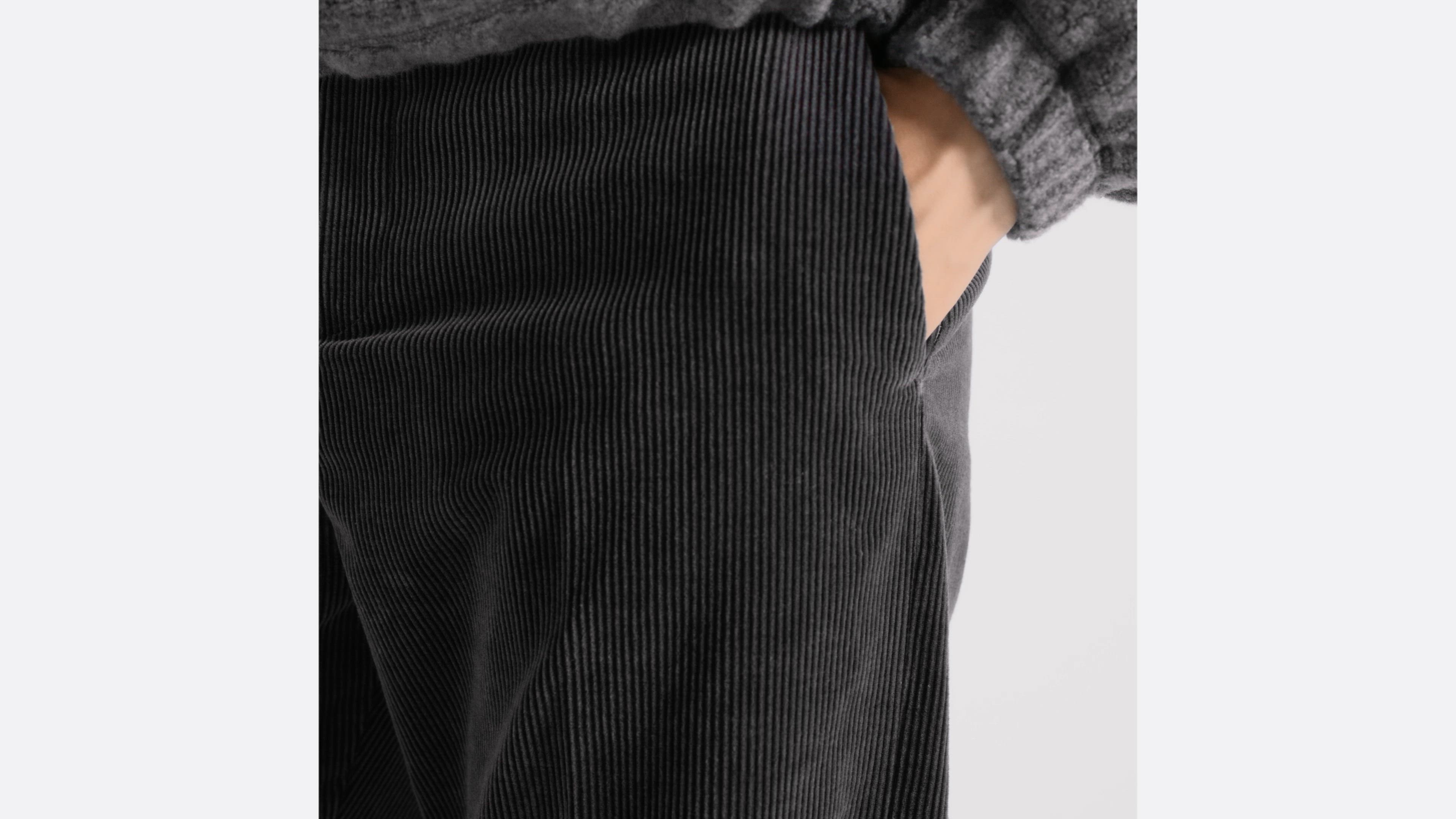i*o様 Dior ブラック　コーデュロイパンツ Dior Icons Pants Gray Cotton and Cashmere Corduroy | DIOR