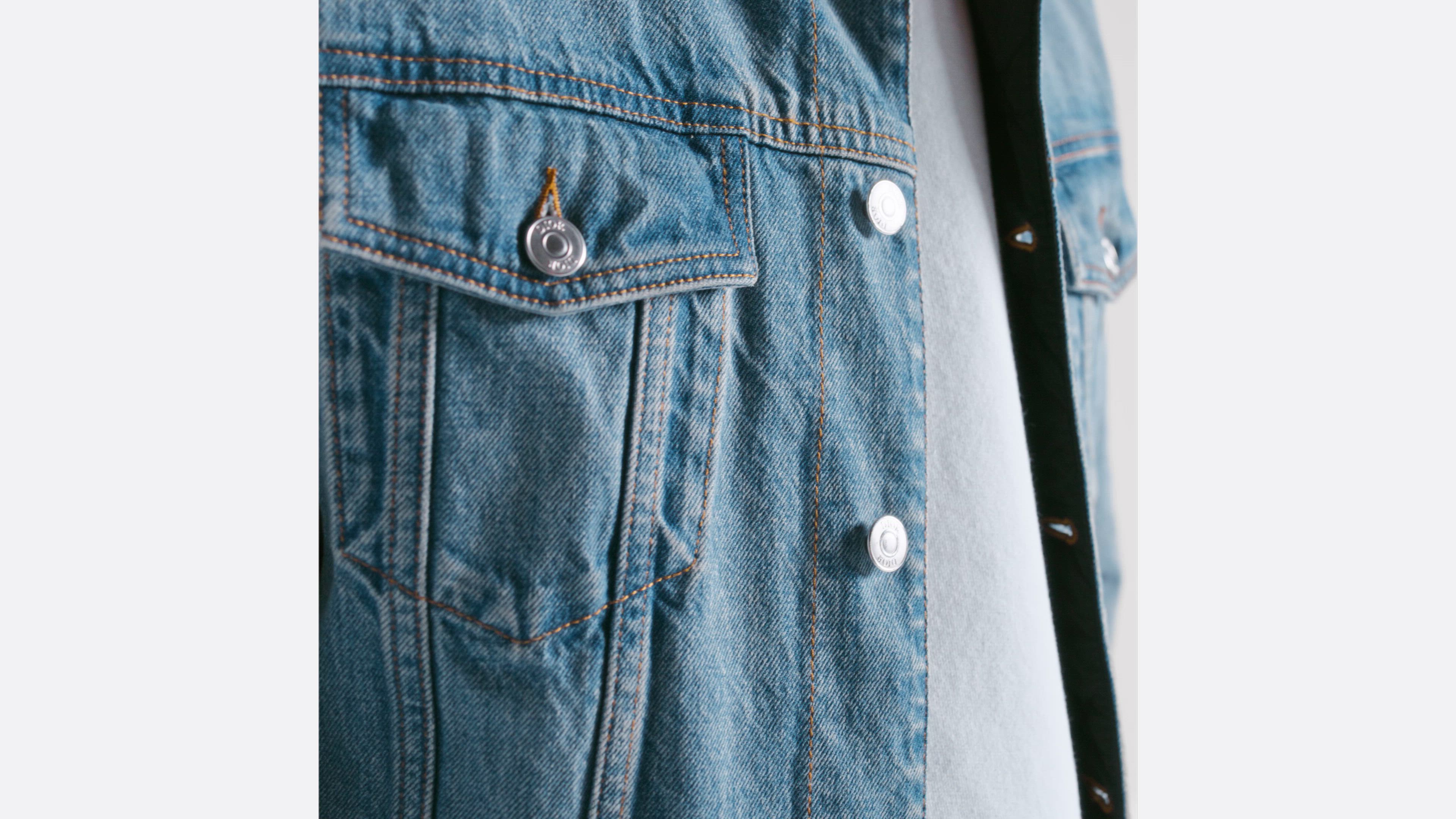 Reversible Cannage Jean Jacket Blue Cotton Twill | DIOR