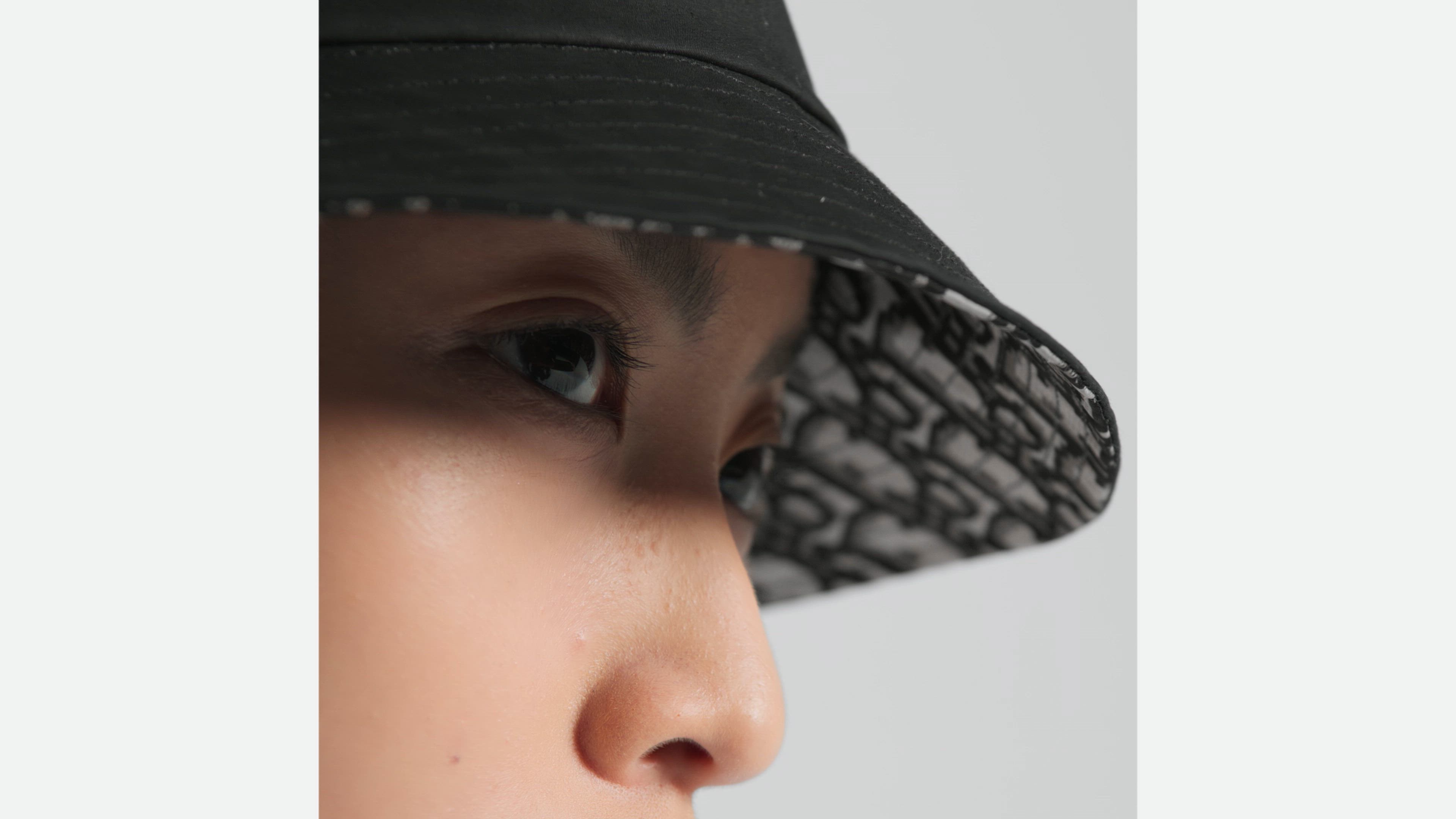 Christian Dior ブラック バケットハット S Christian Dior CHRISTIAN DIOR クリスチャン・ディオール バケット