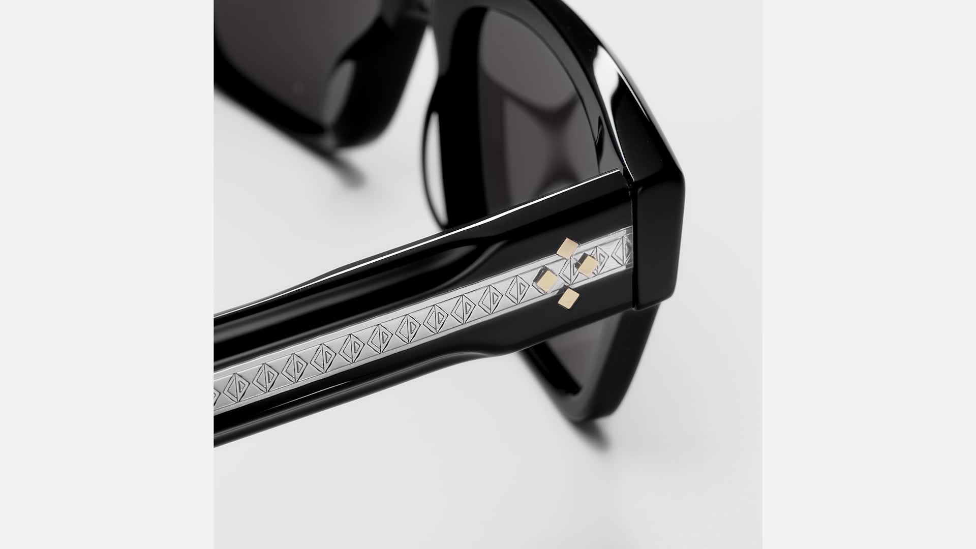 CD Diamond S2I Black Rectangular Sunglasses | DIOR