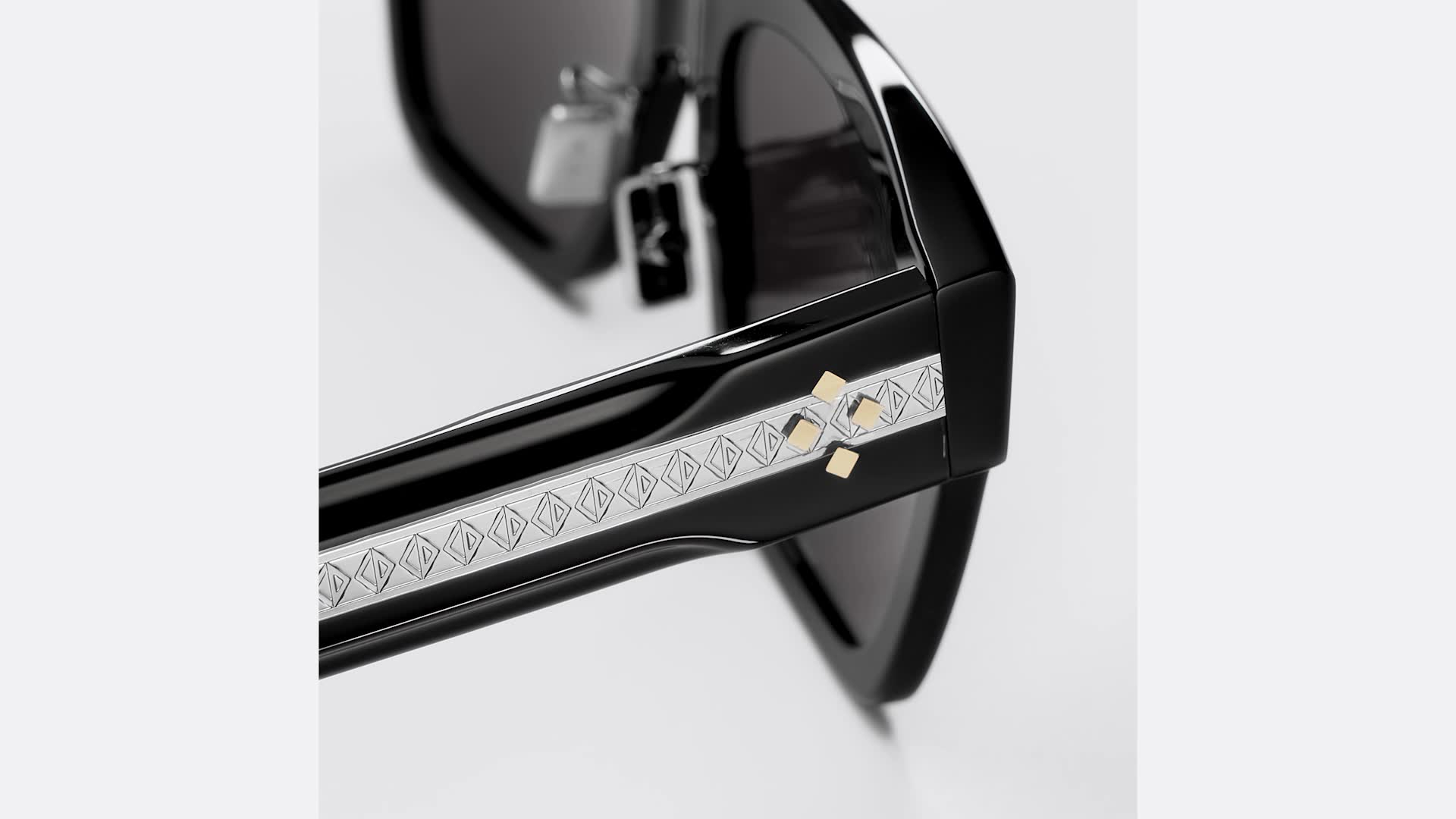 CD Diamond S3F Black Square Sunglasses | DIOR