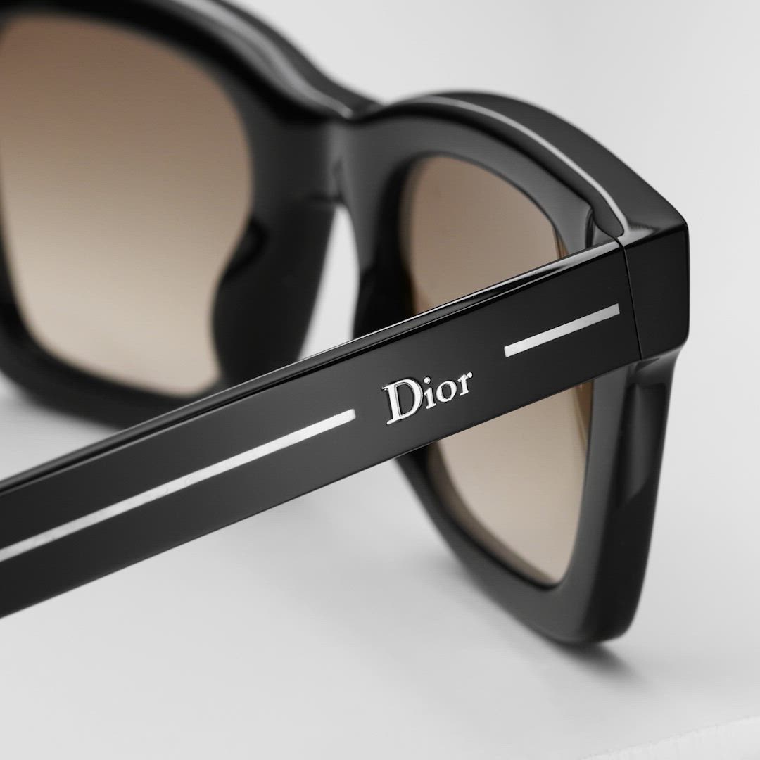 Dior Line S1I Black Square Sunglasses | DIOR