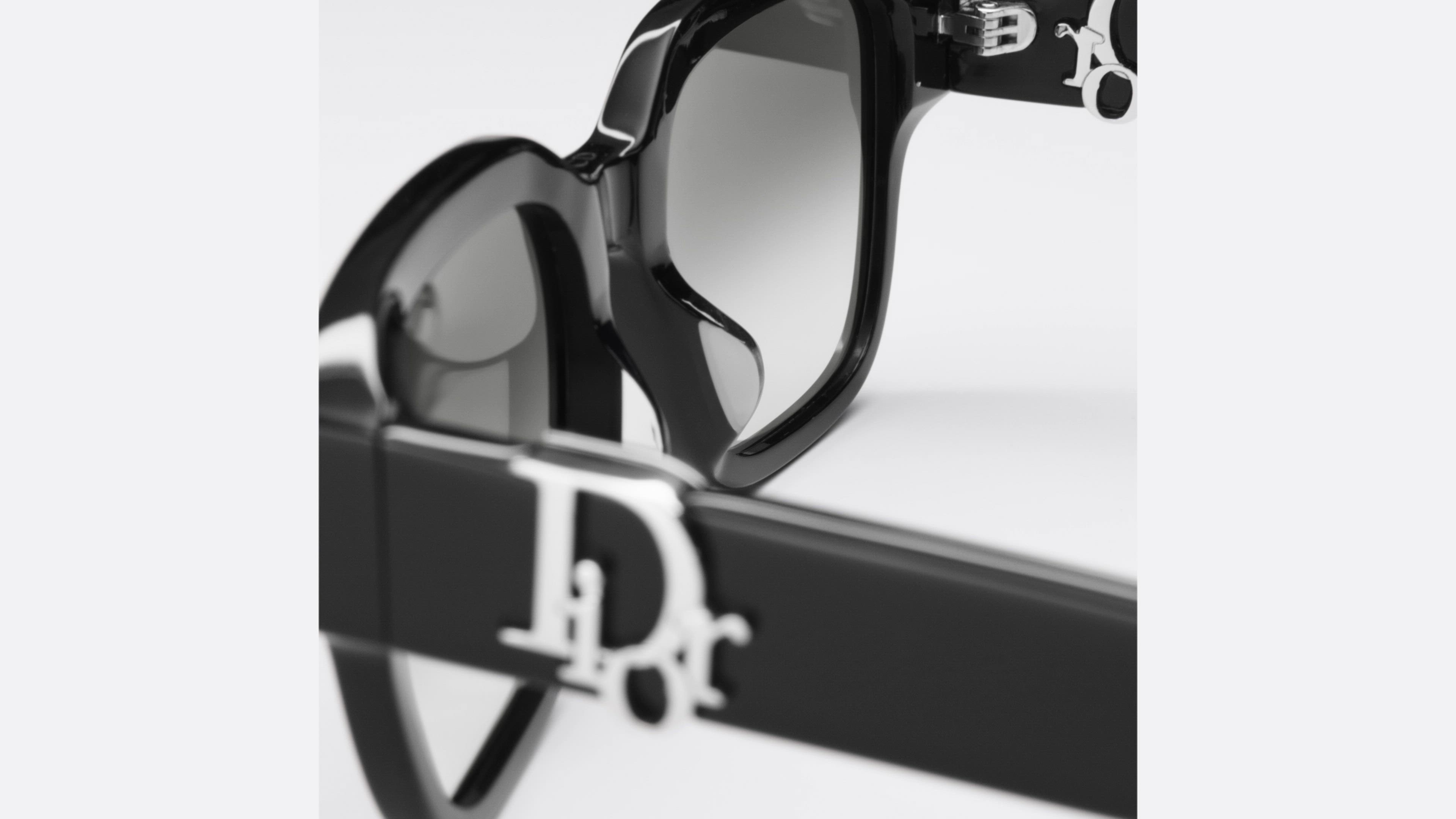 Dior Oblique S1I Black Square Sunglasses | DIOR