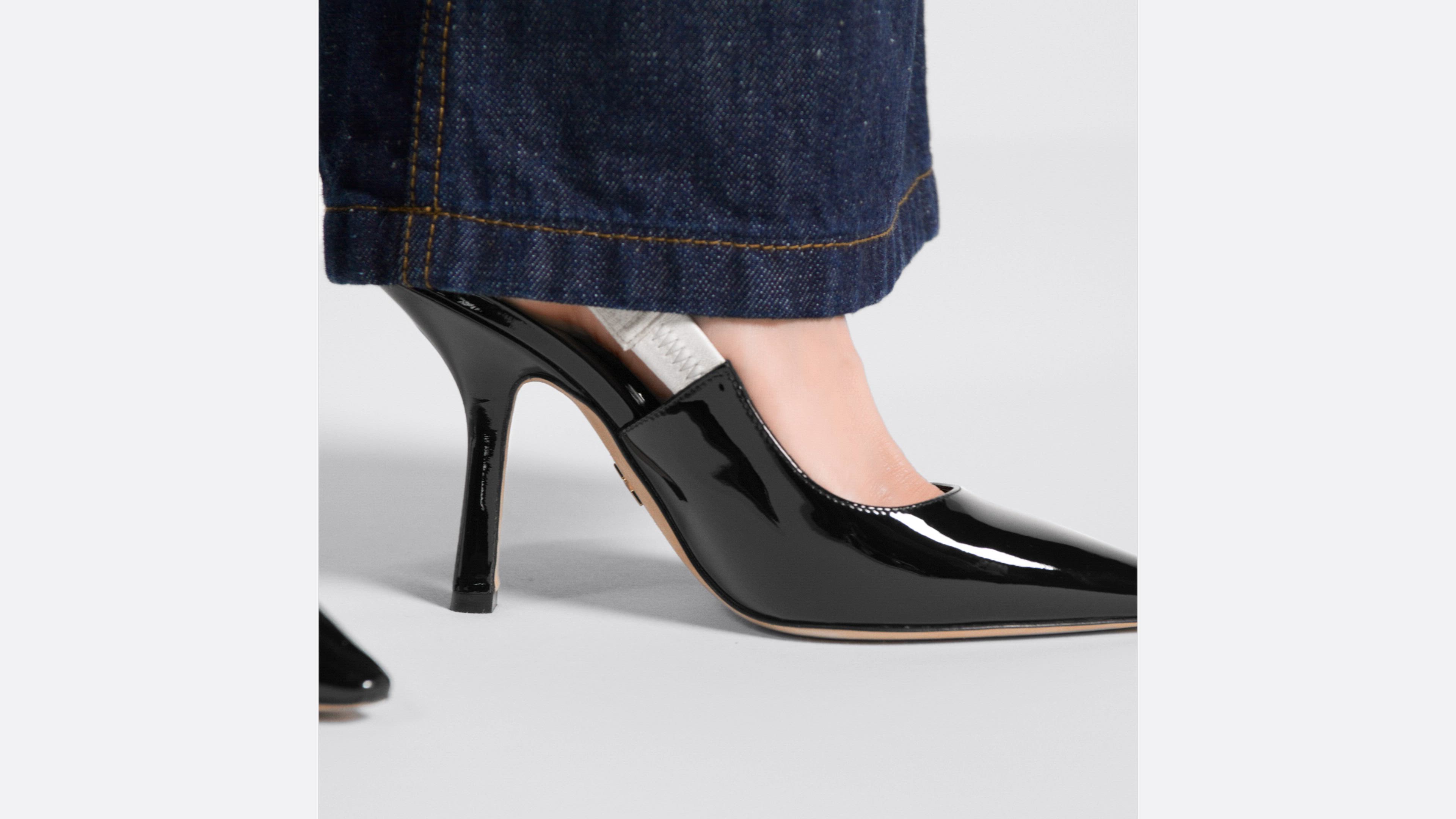 DIOR | J'Adior スリングバックパンプス パテントカーフスキン