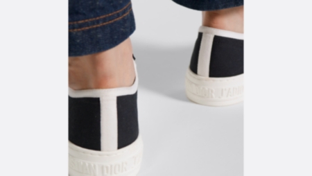 も*も様 美品✨ ディオール Walk'n'Dior コットンキャンバス 23c DIOR | Walk'n'Dior スニーカー コットンキャンバス
