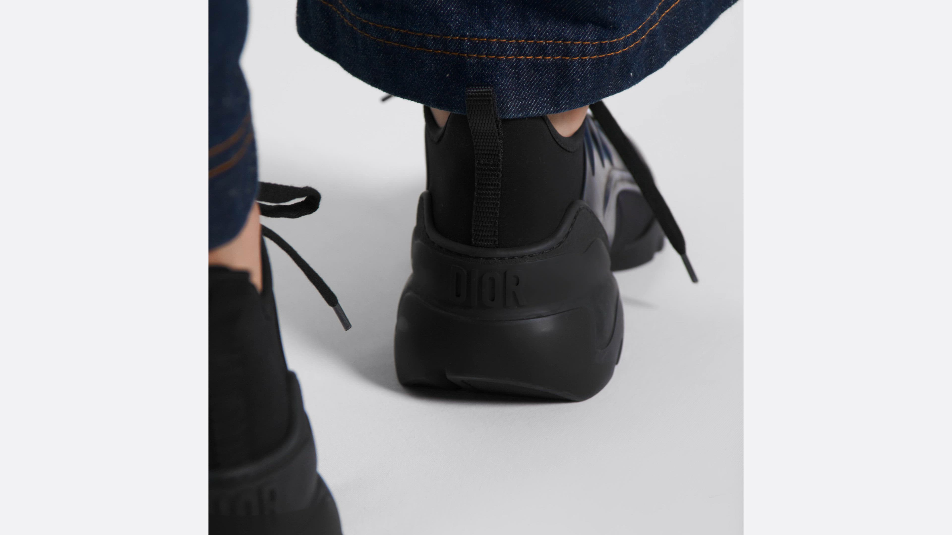 D-Connect Sneaker Black Technical Fabric | DIOR