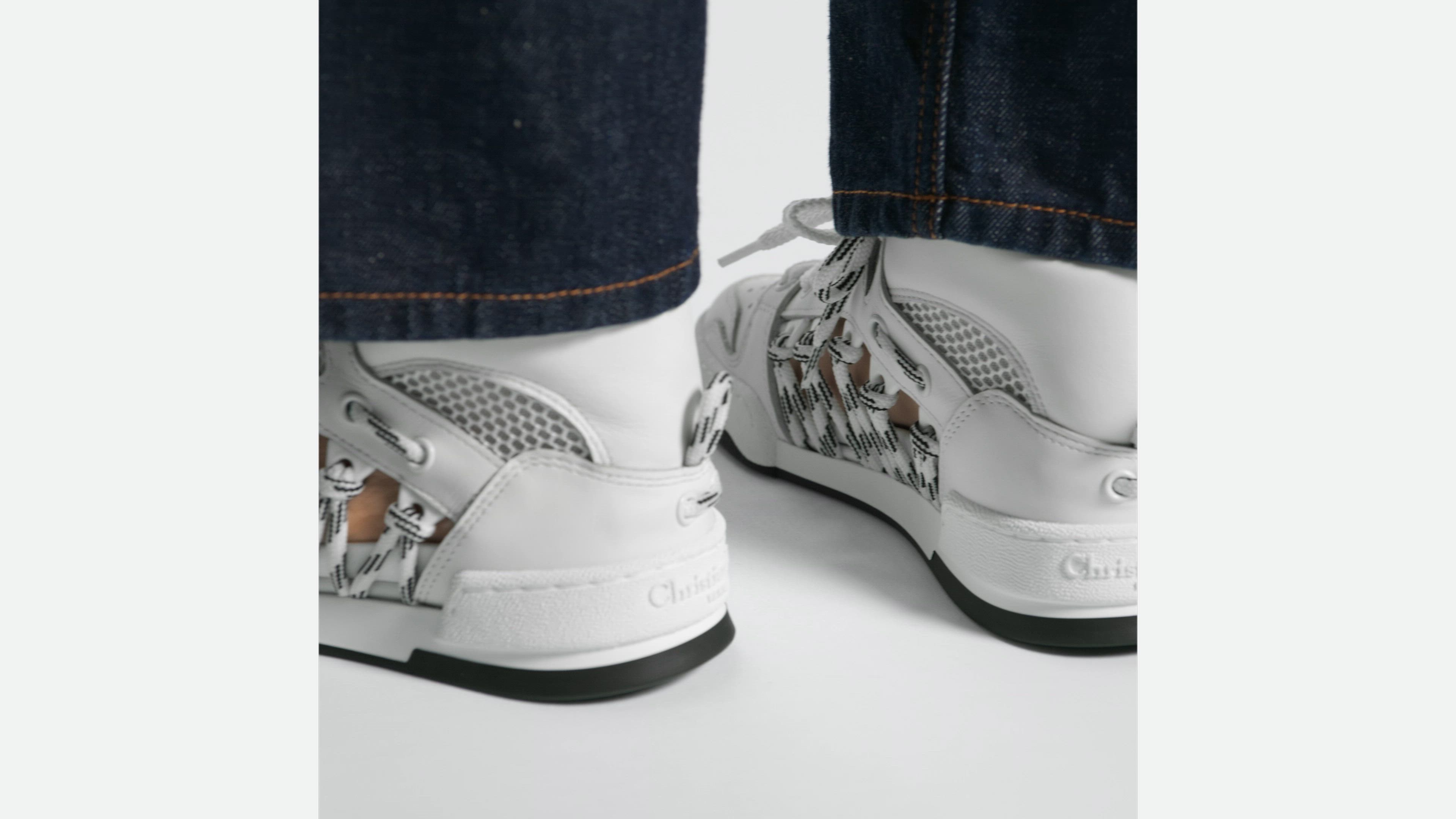 DIOR | Dior First ハイトップスニーカー カーフスキン