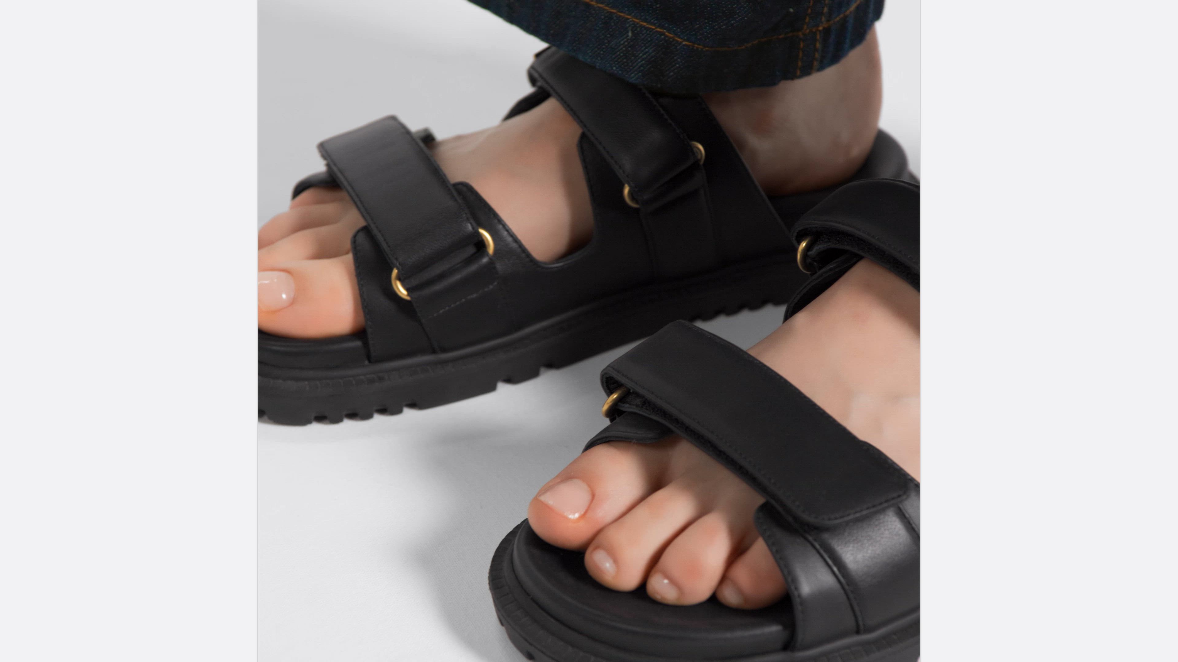 DIOR | Dioract スライドサンダル ラムスキン