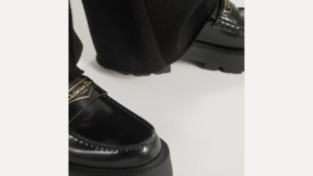 Dior Boy Mule Black Brushed Calfskin | DIOR