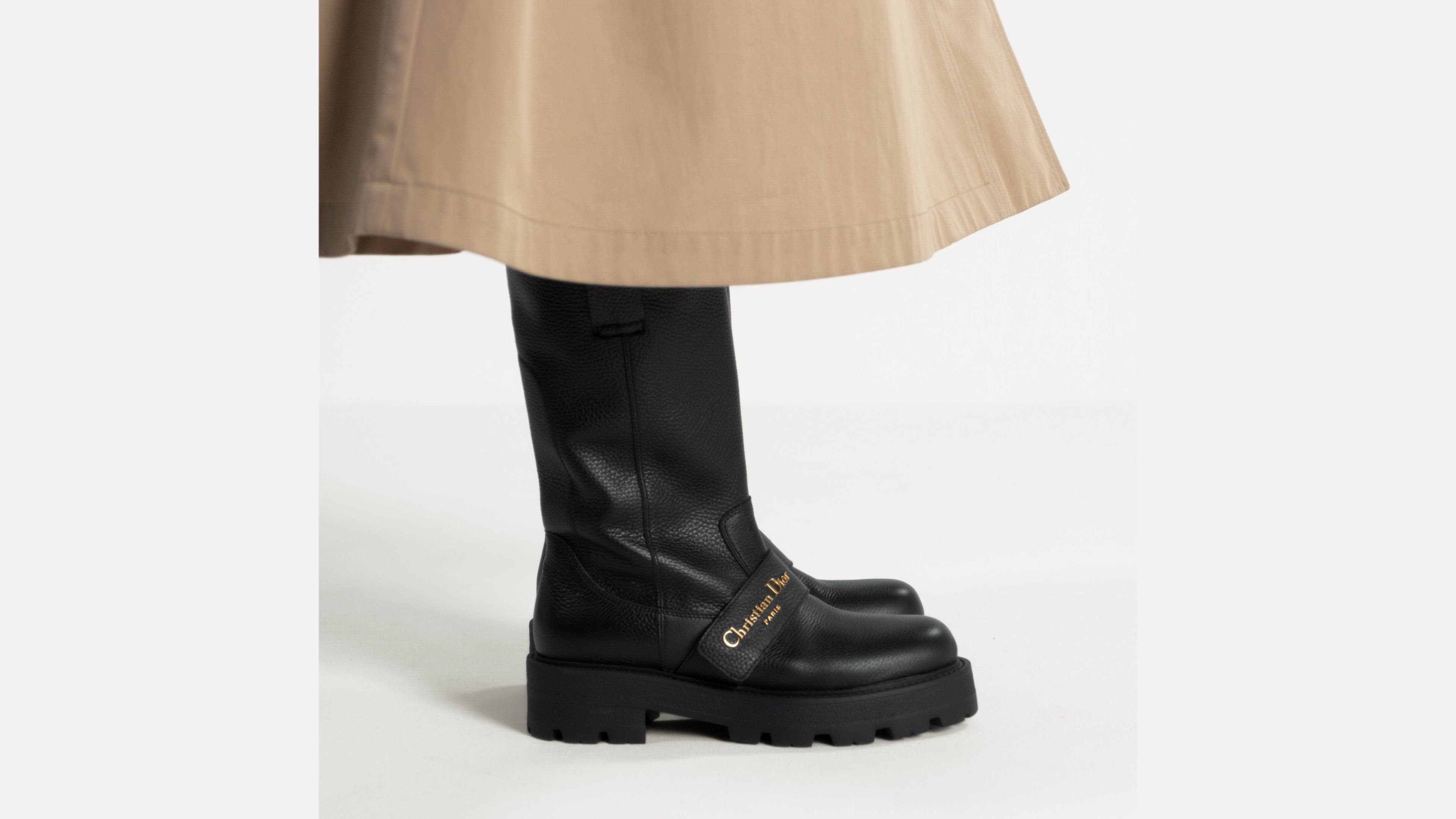 DIOR | D-Quest ブーツ グレインドカーフスキン