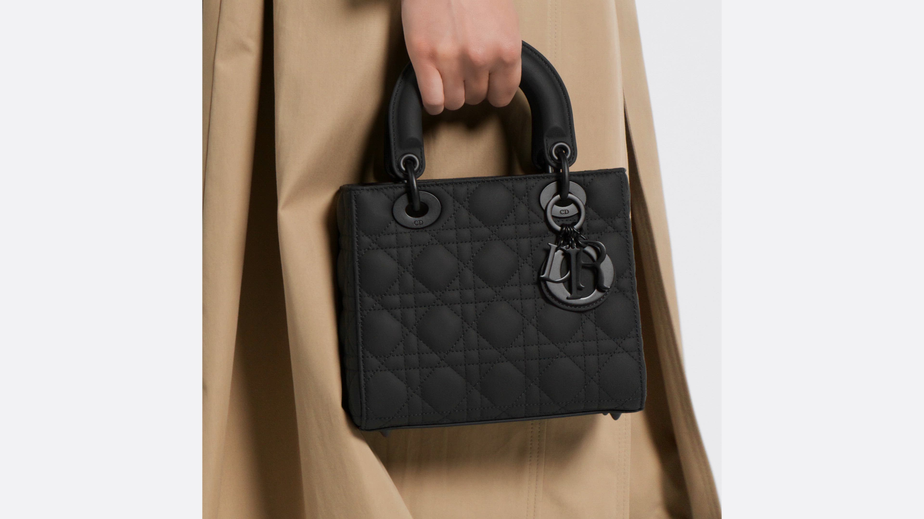 DIOR | Lady Dior バッグ ミニ カナージュ ウルトラマット カーフスキン