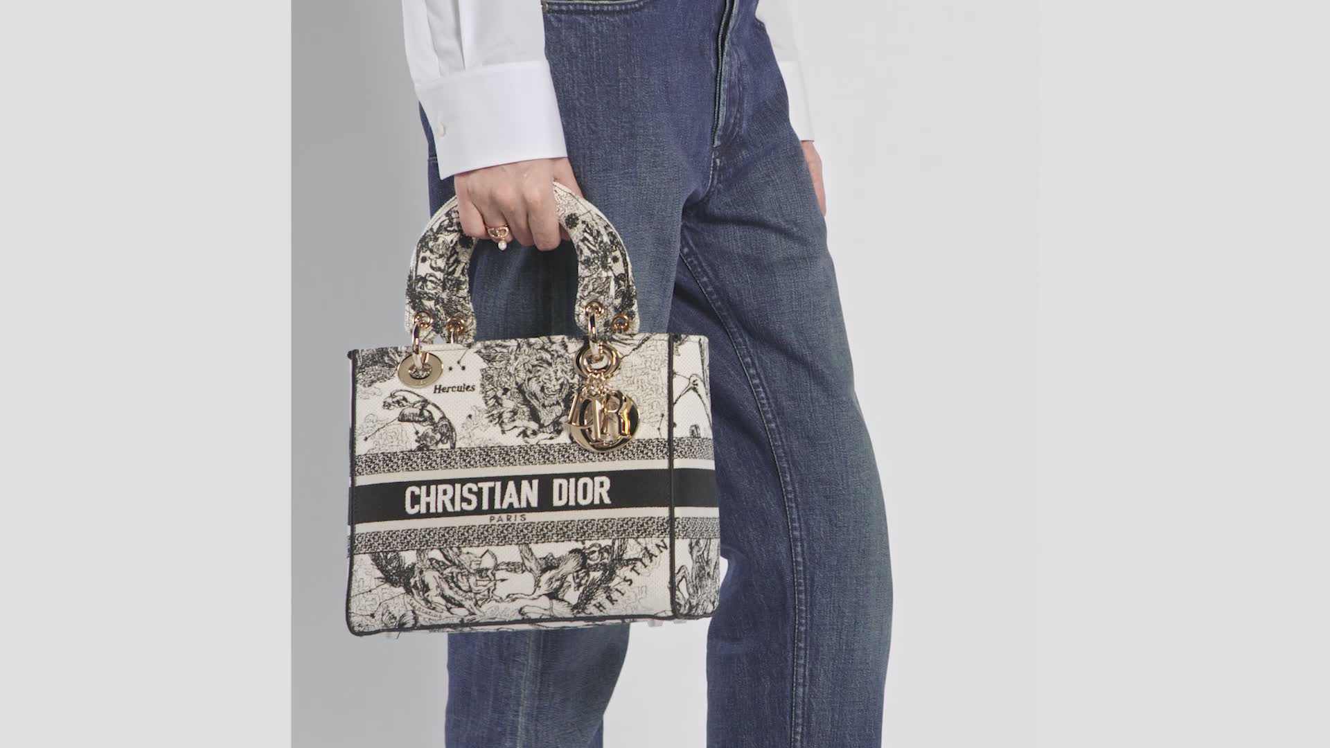 Dior ロゴパターン ハンドバッグ 中型 楽天市場】【中古】 クリスチャンディオール CHRISTIAN DIOR