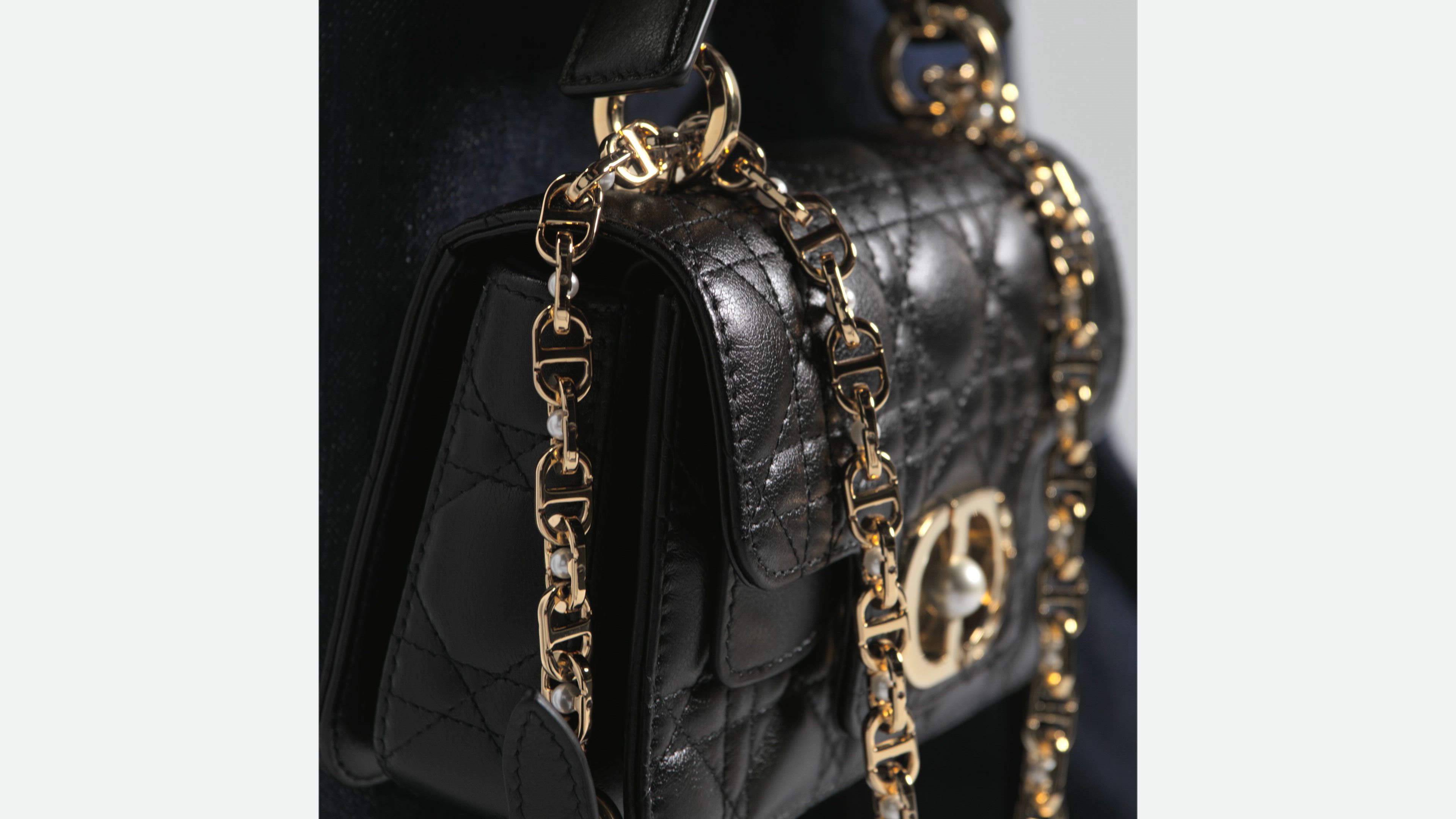 DIOR | Dior Jolie トップハンドルバッグ ミニ カナージュ カーフスキン