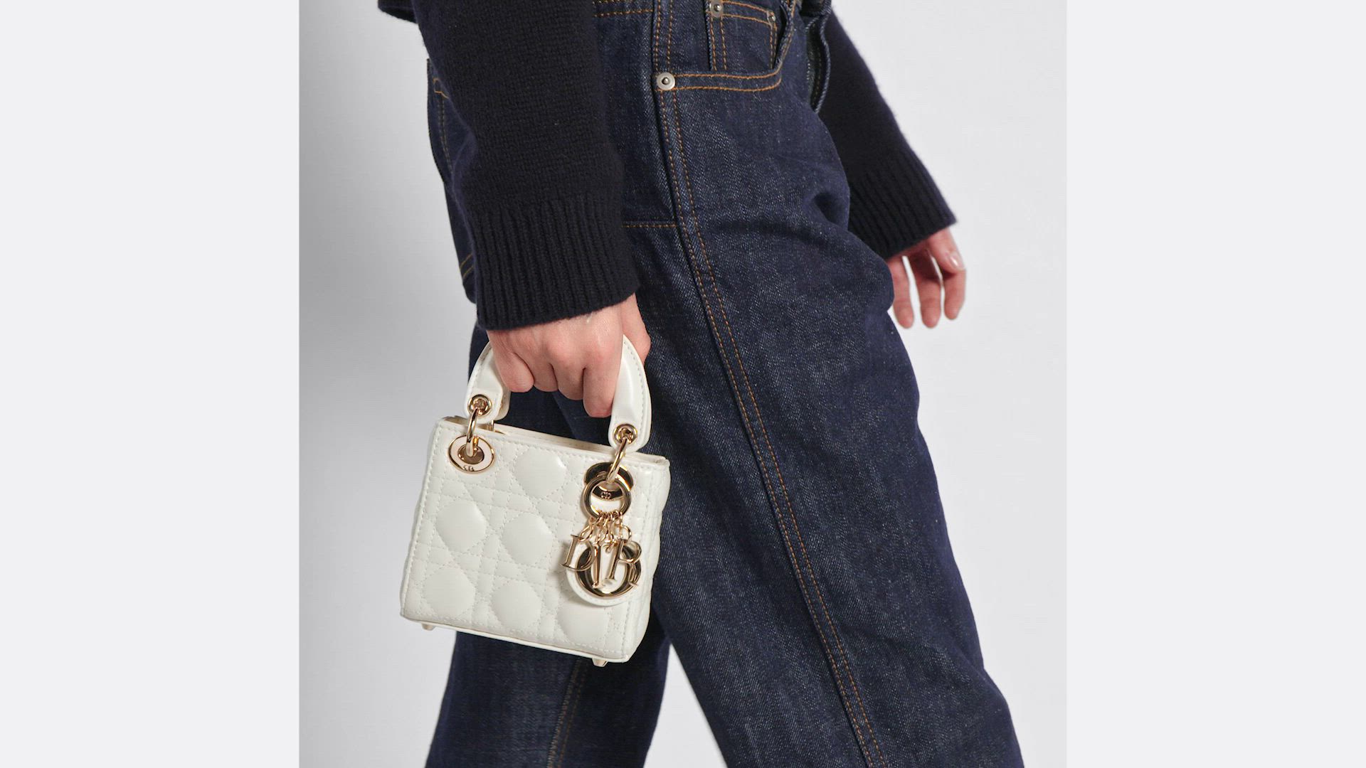 DIOR | Lady Dior マイクロバッグ カナージュ ラムスキン