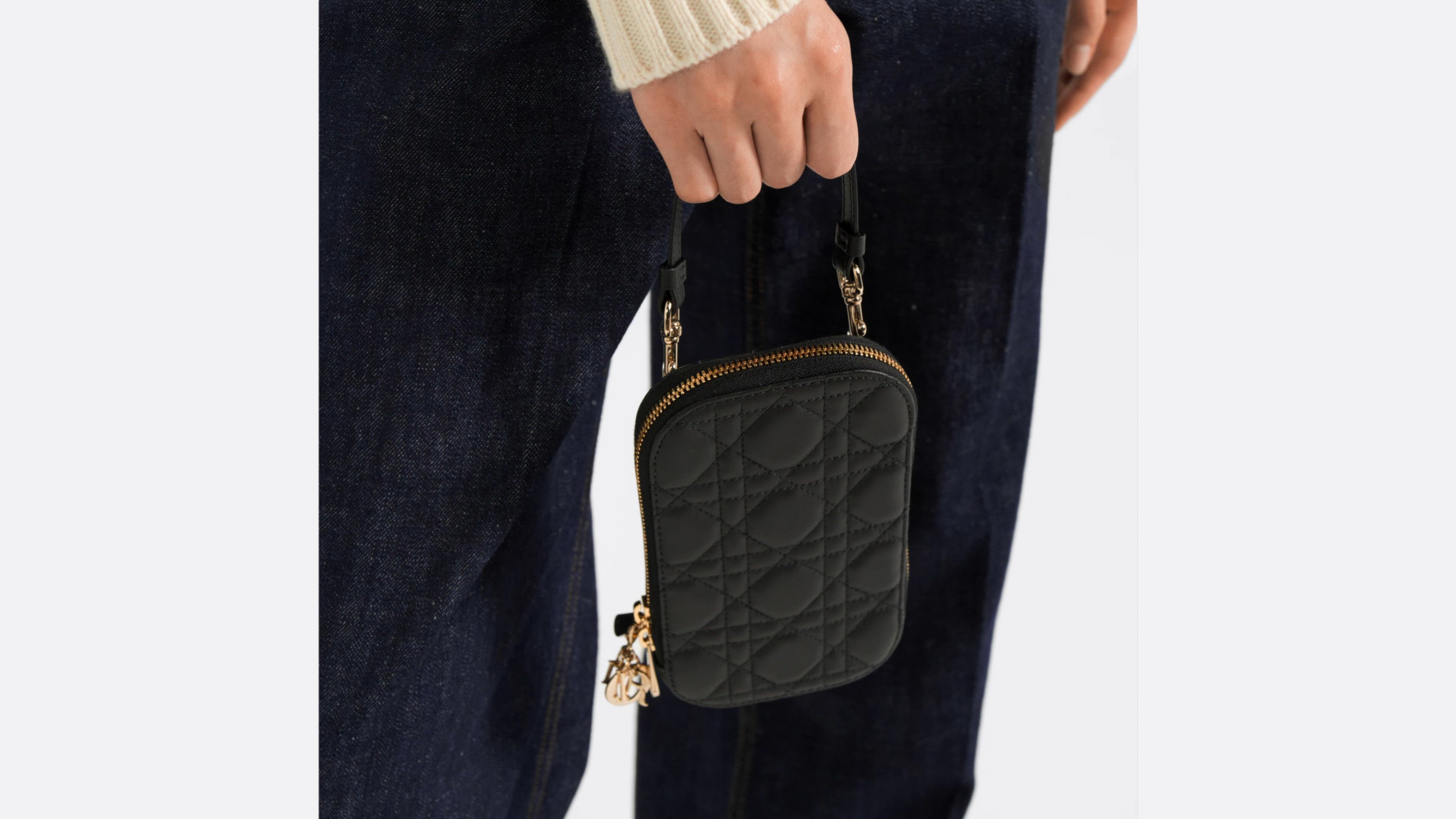 さらさ⭐︎LADY DIOR フォンホルダー DIOR | Lady Dior Call'in Dior フォンホルダー カナージュ