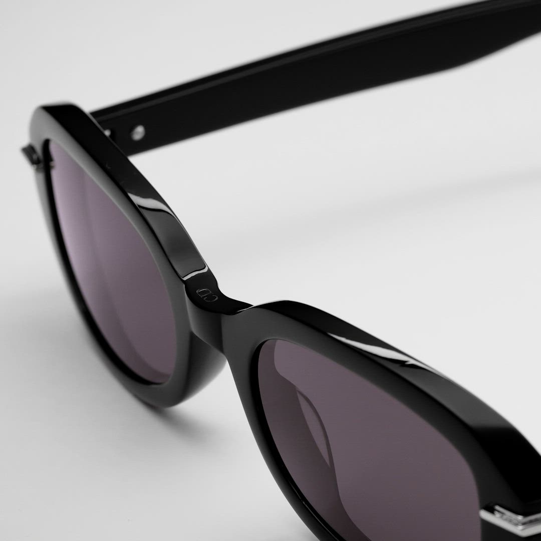 DiorBlackSuit R9I Black Oval Sunglasses | DIOR US