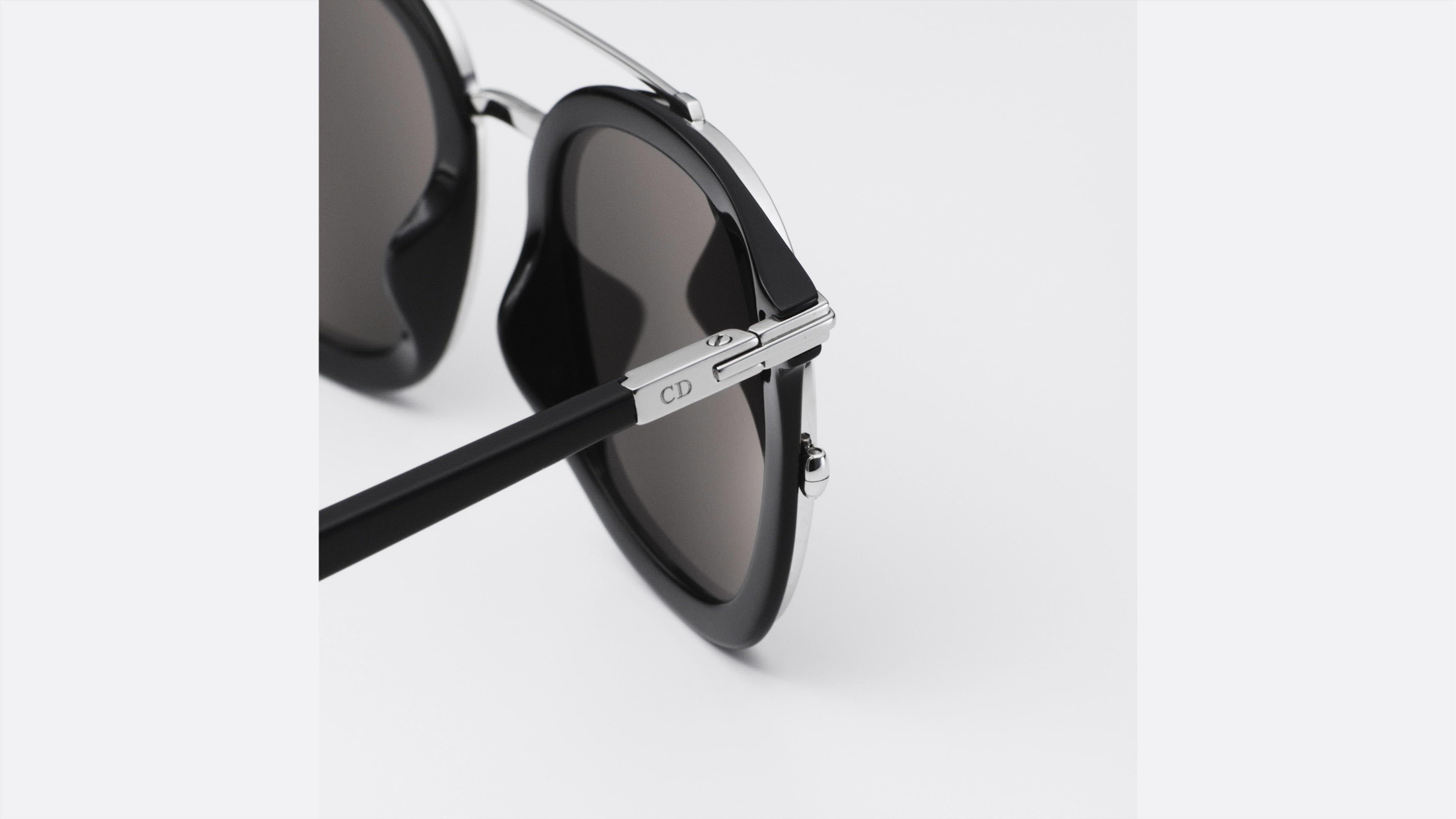 DiorBlackSuit S14I Bio-Acetate Black Square Sunglasses | DIOR