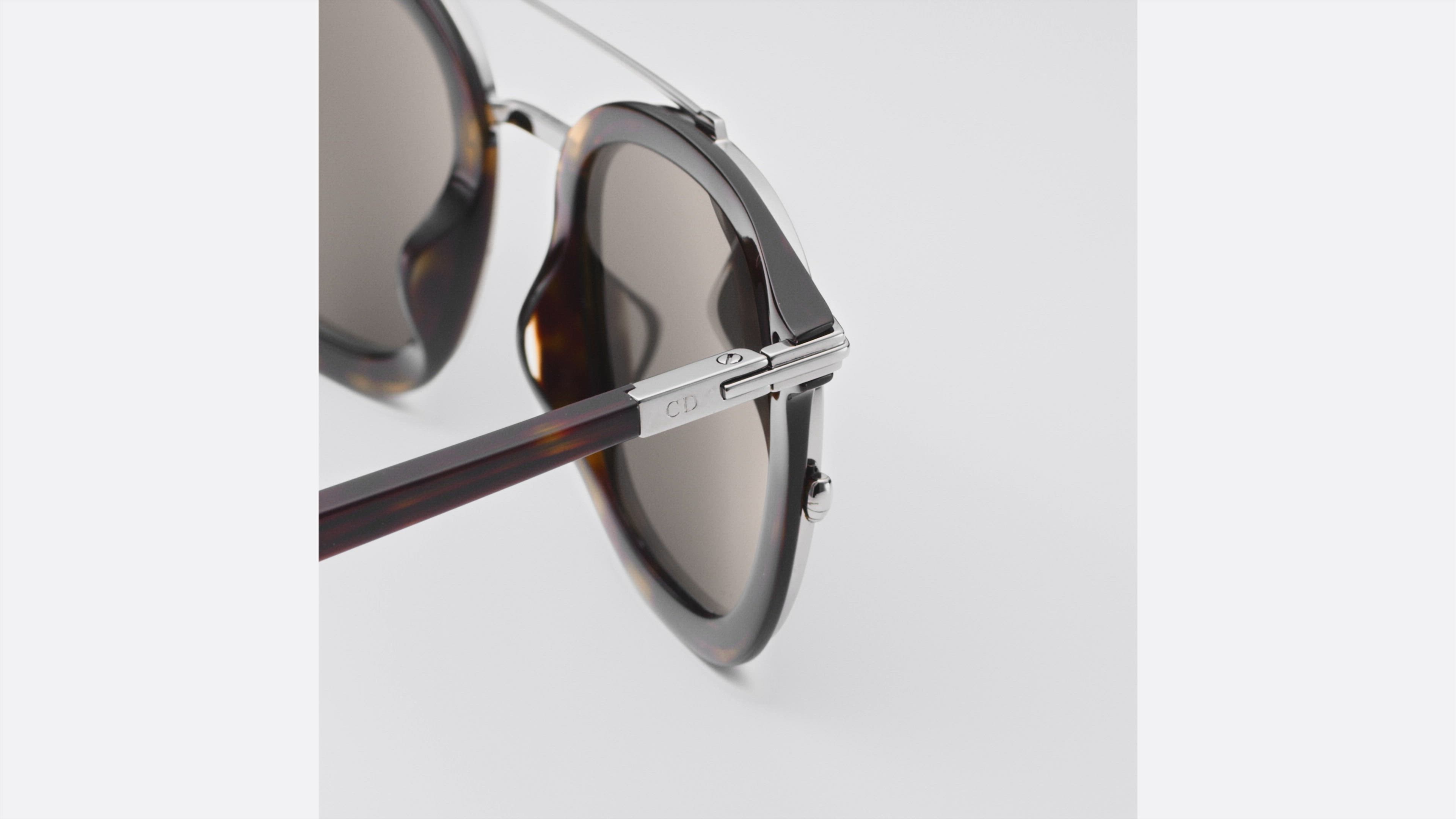 DiorBlackSuit S14I Bio-Acetate Brown Tortoiseshell-Effect 