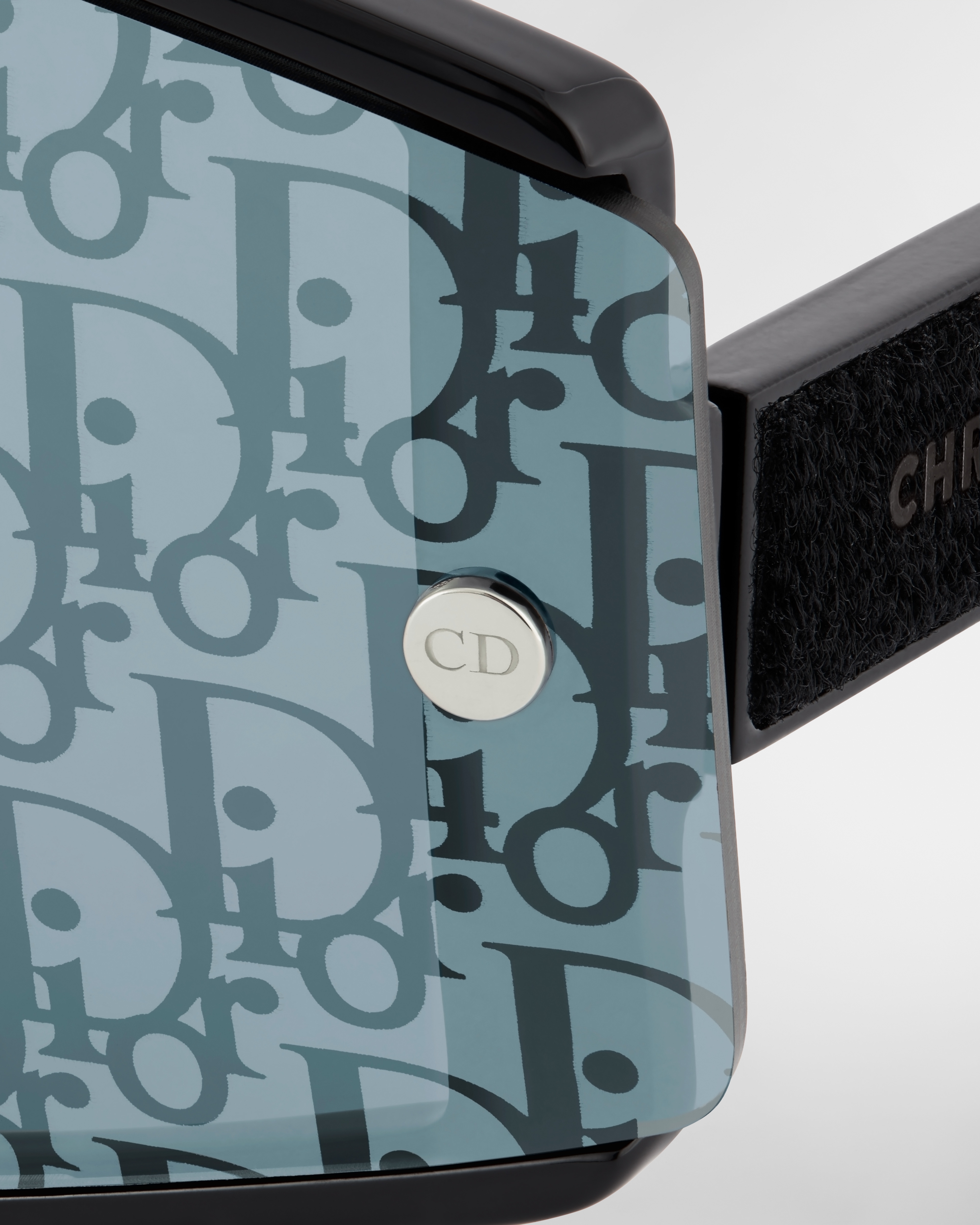 Diorxtrem MU Black Mask Sunglasses with Interchangeable Lenses E09